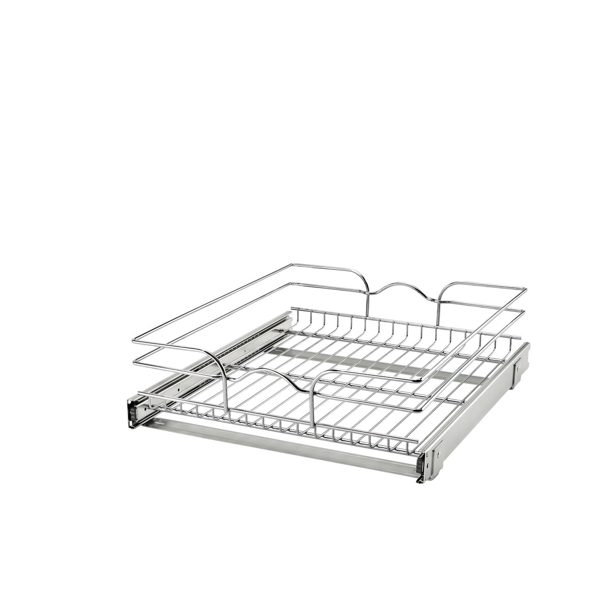 18" W x 20" D Base Cabinet Pullout Chrome Wire Basket