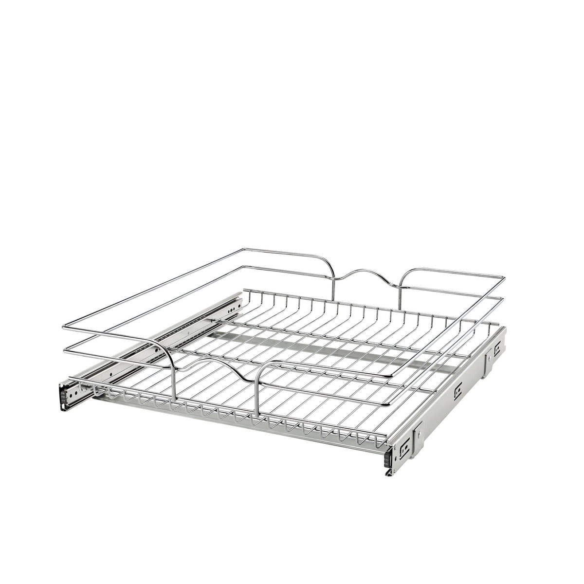 21" W x 22" D Base Cabinet Pullout Chrome Wire Basket