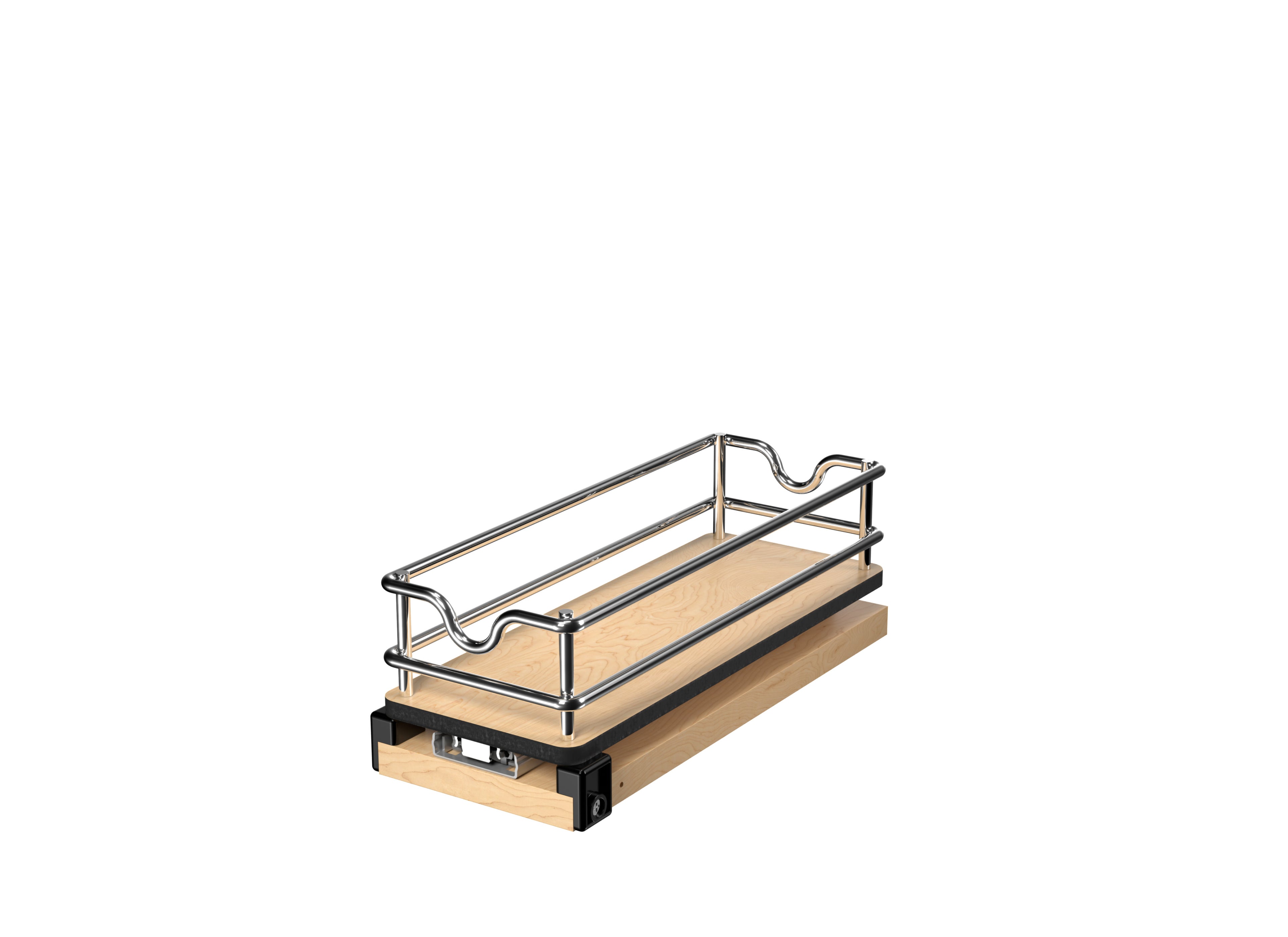 5" Single-Tier Wide Wire Wall Upright Pullout