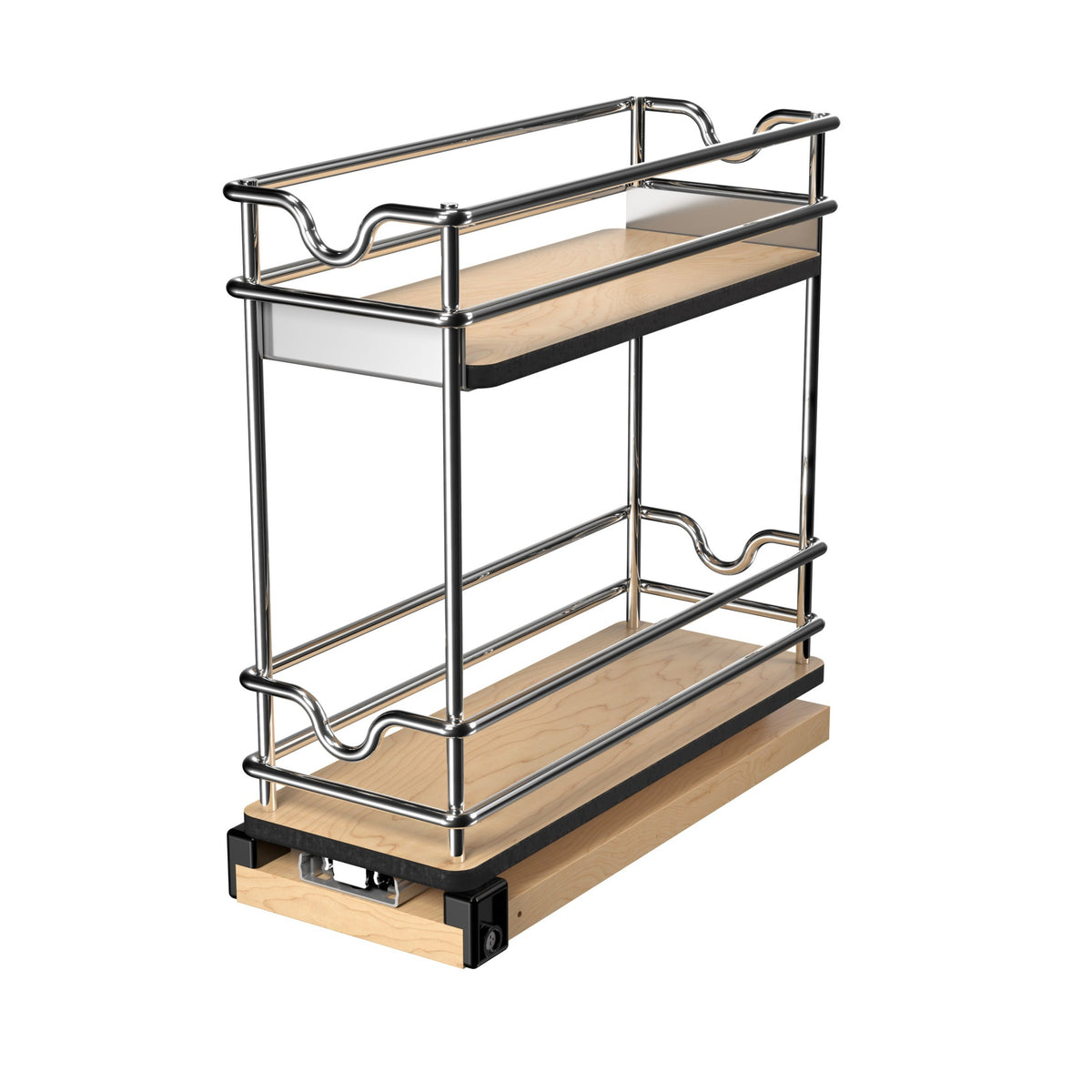 5" Two-Tier Wide Wire Wall Upright Pullout