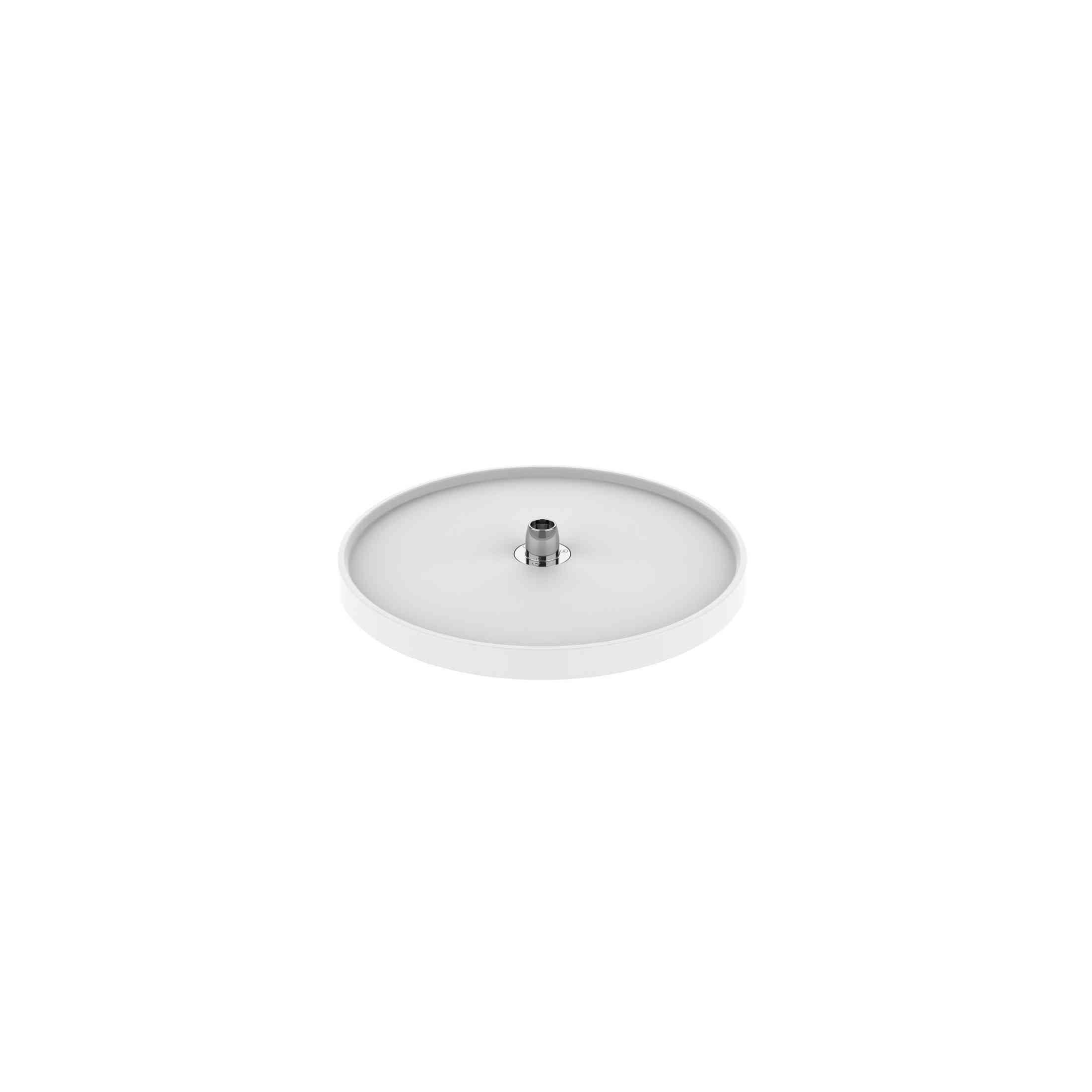 Polymer Full-Circle 1-Shelf Lazy Susan Shelf for Corner Wall Cabinets