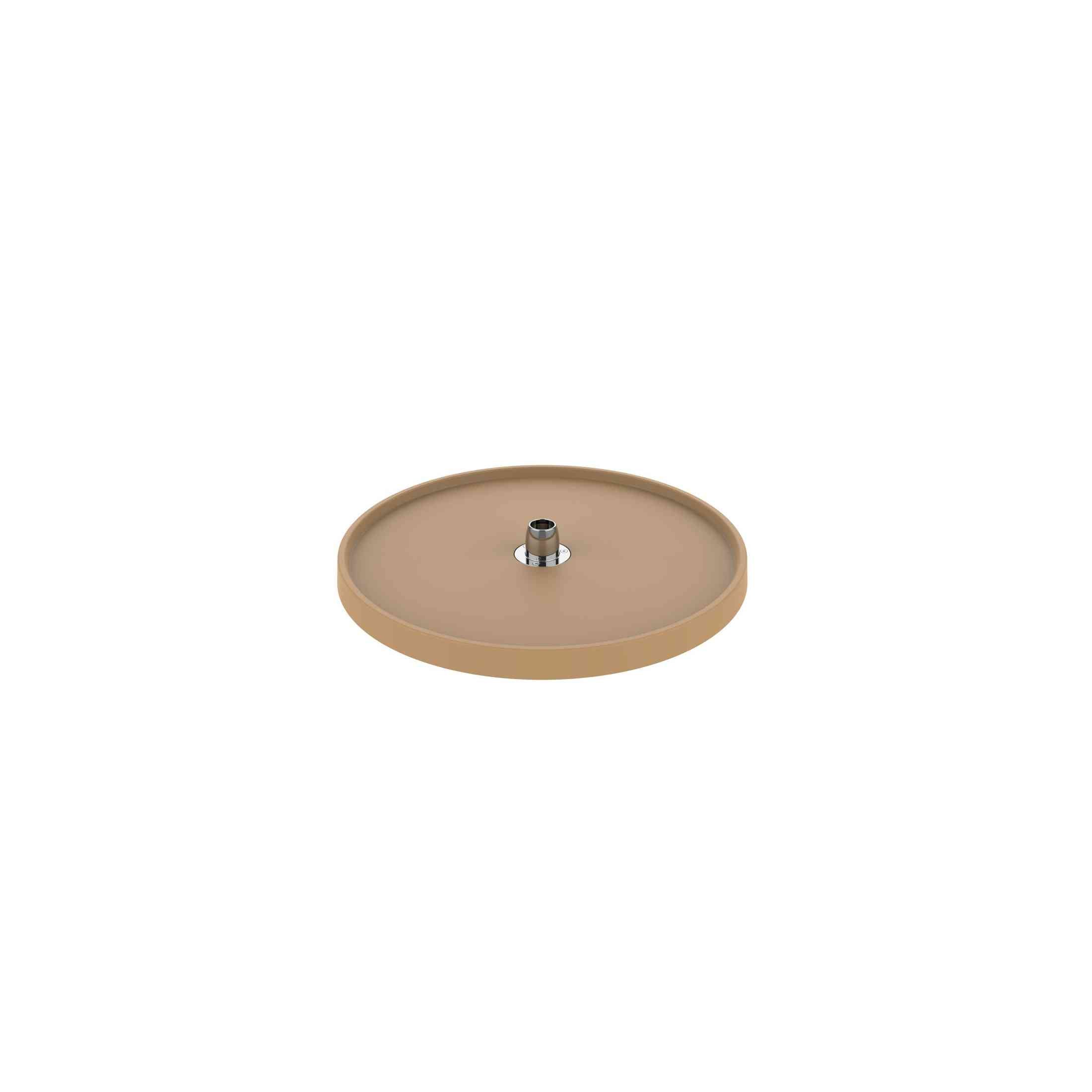 Polymer Full-Circle 1-Shelf Lazy Susan Shelf for Corner Wall Cabinets
