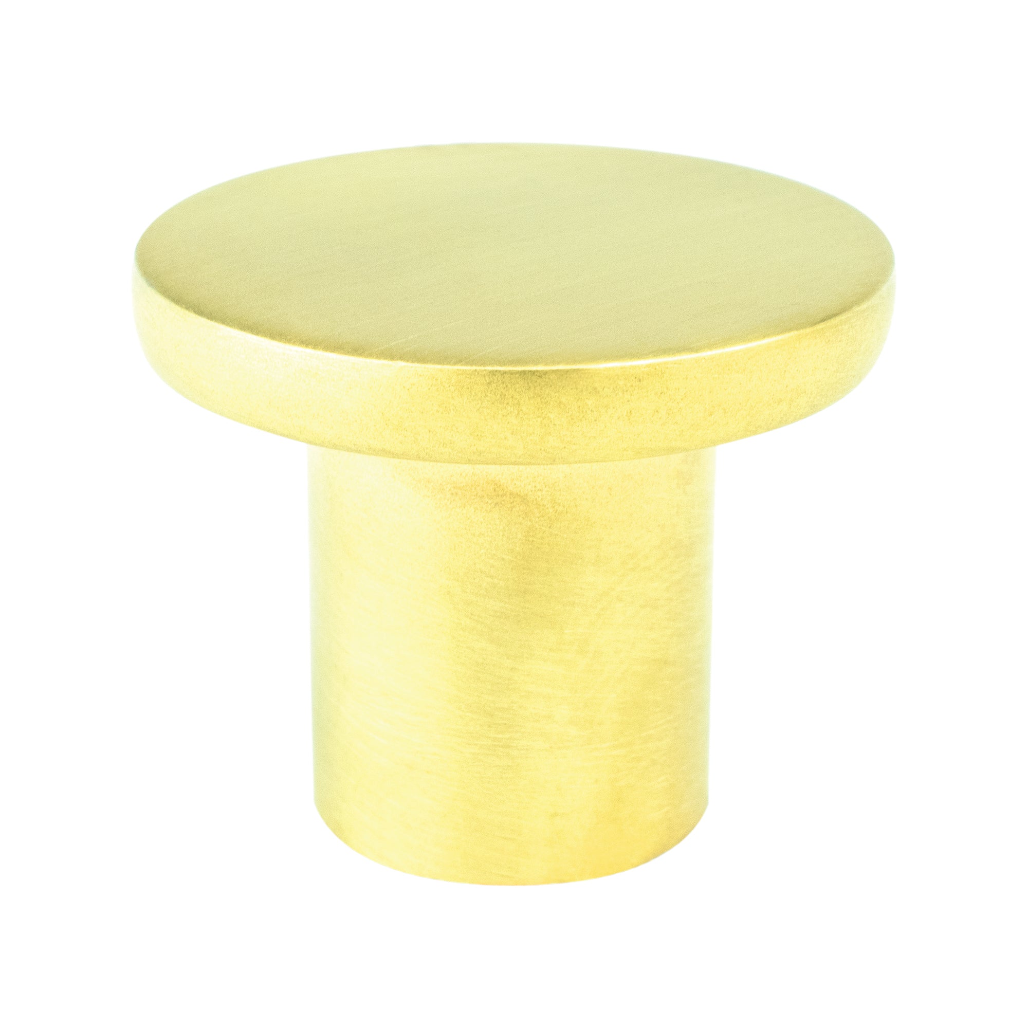 Berenson Disc 1-3/32"(28mm) Knob, Soft Gold
