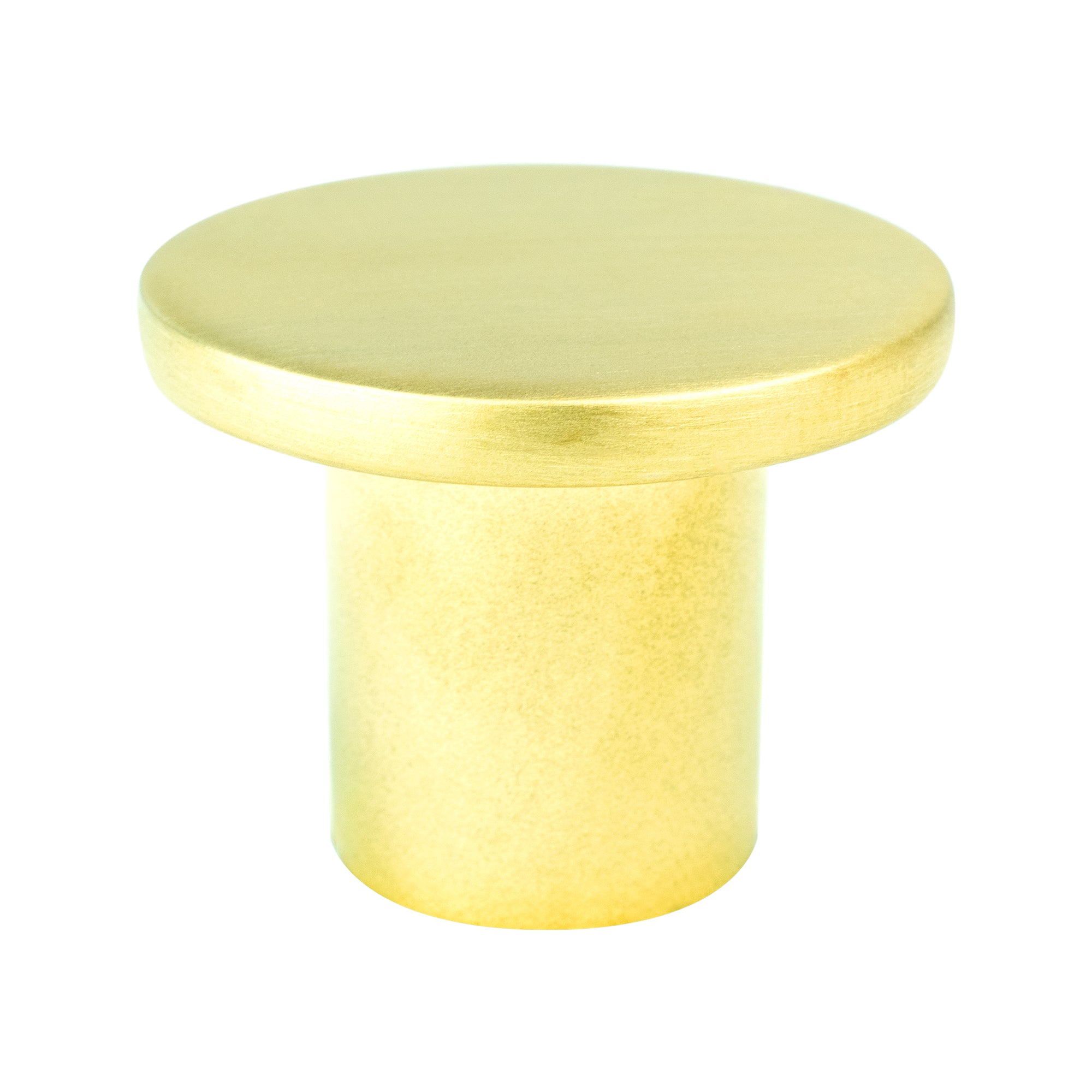 Berenson Disc 1-9/32"(33mm) Knob, Soft Gold
