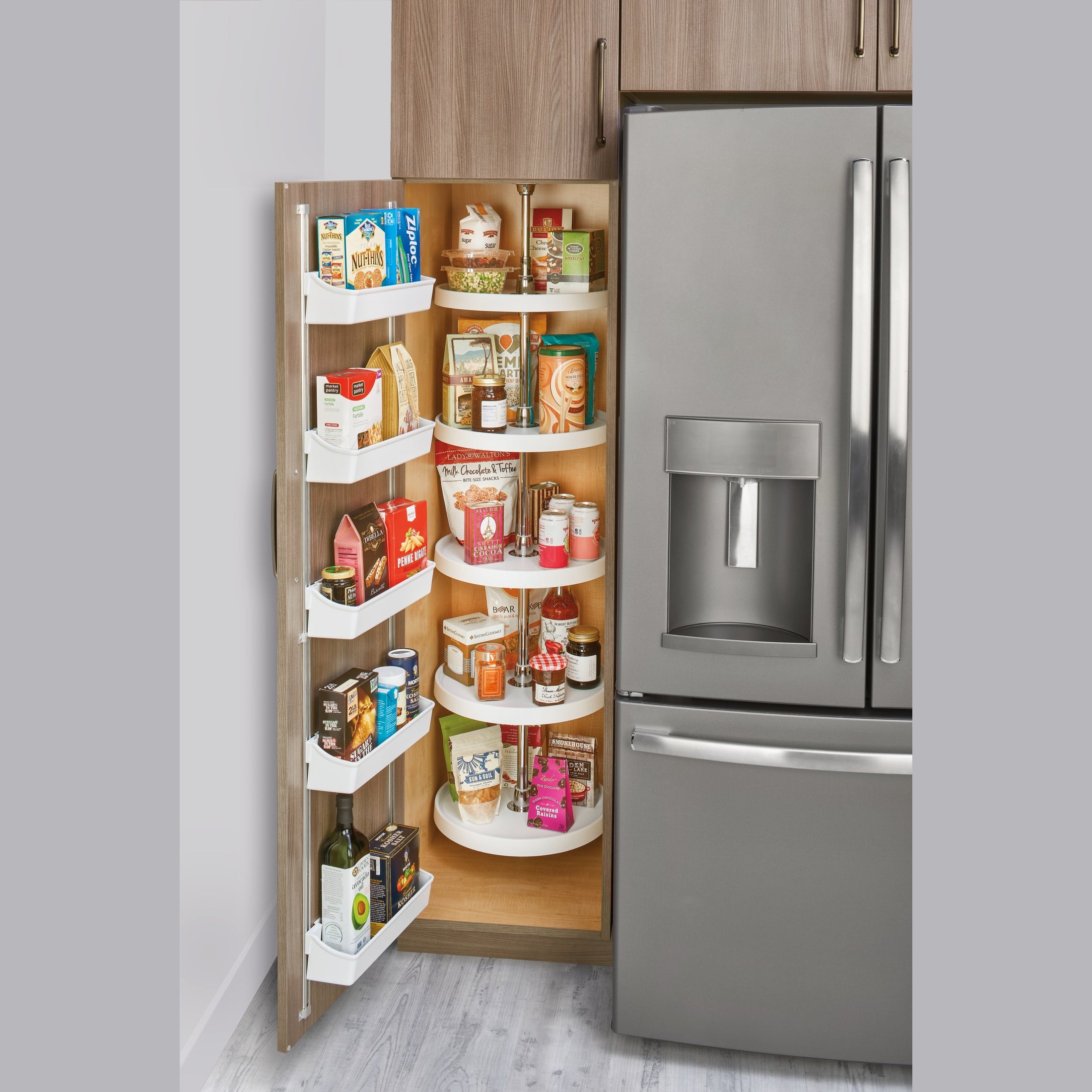 REV-A-SHELF 6235 Series 5-Shelf Cabinet Door-Mount Storage Tray Set