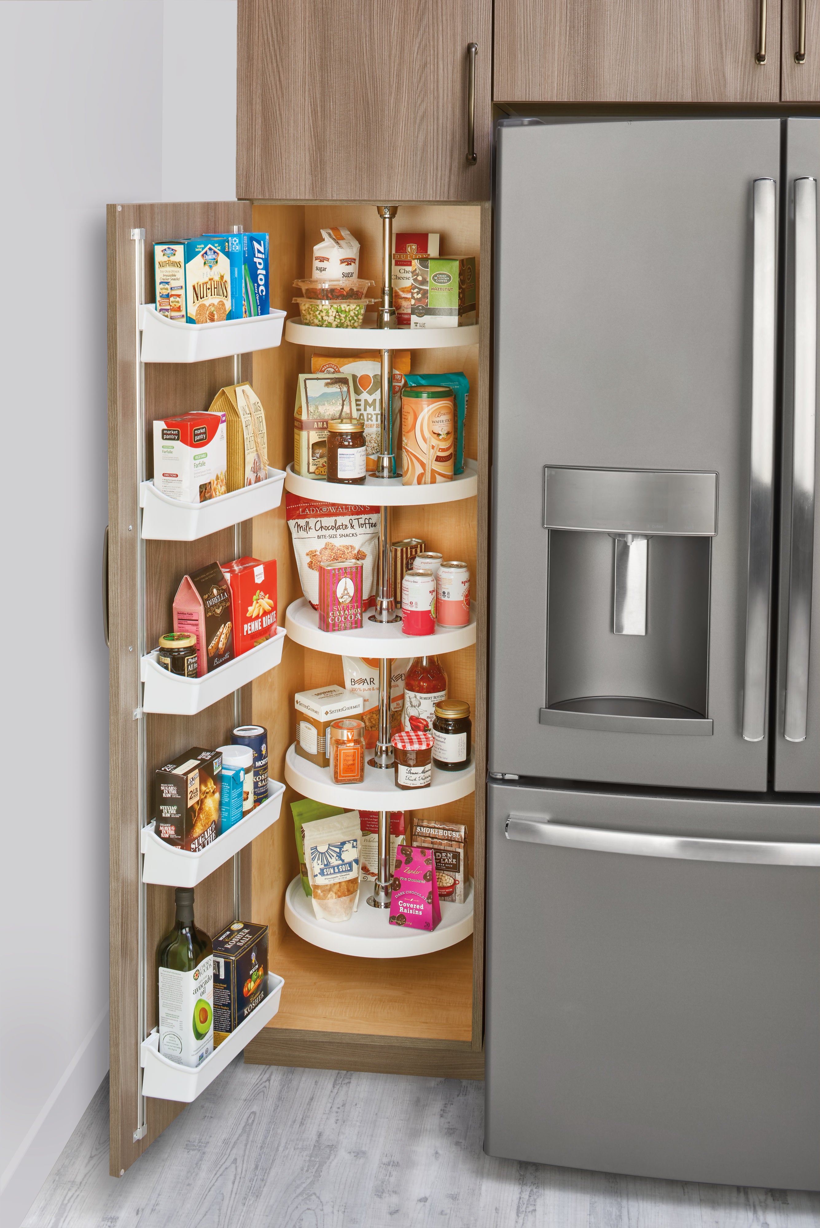 6235 Series 5-Shelf Cabinet Door-Mount Storage Tray Set