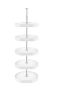 Polymer D-Shaped 5-Shelf Lazy Susans Only (No post included)