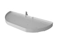 31" White Polymer Single-Tier Half-Moon Optimizer w/ Pivot and Slide Hardware for 13-1/4" Blind Corner Cabinet Openings