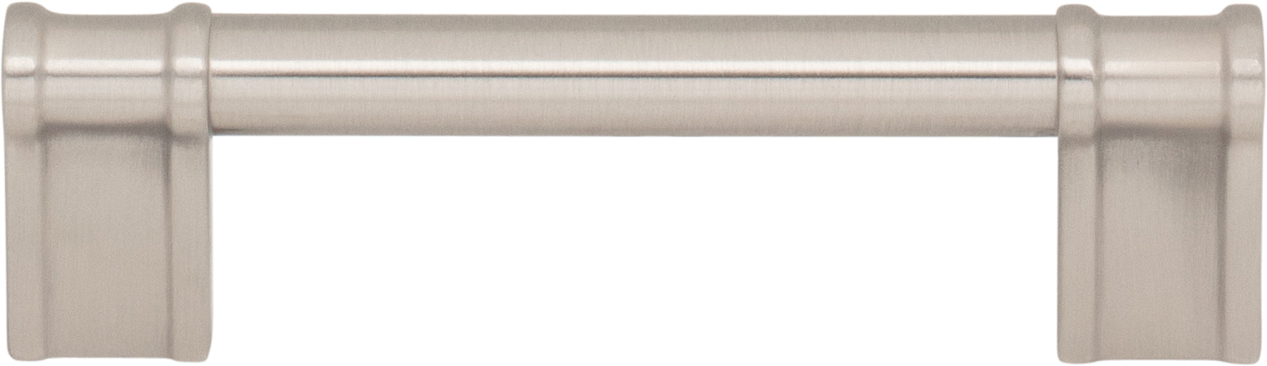 Top Knobs Newburn Series 3-3/4"(95mm) CC Pull, Brushed Satin Nickel