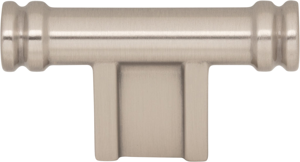 Top Knobs Newburn Series 2-1/4"L T-Knob, Brushed Satin Nickel
