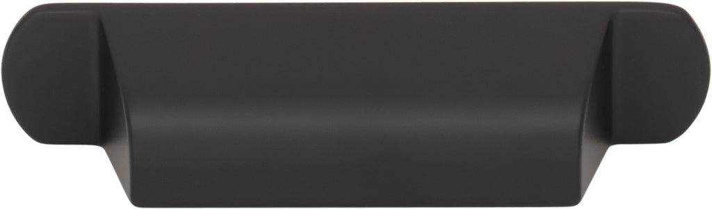 Top Knobs Cressing Series 2-3/4"(70mm) CC Cup Pull, Flat Black