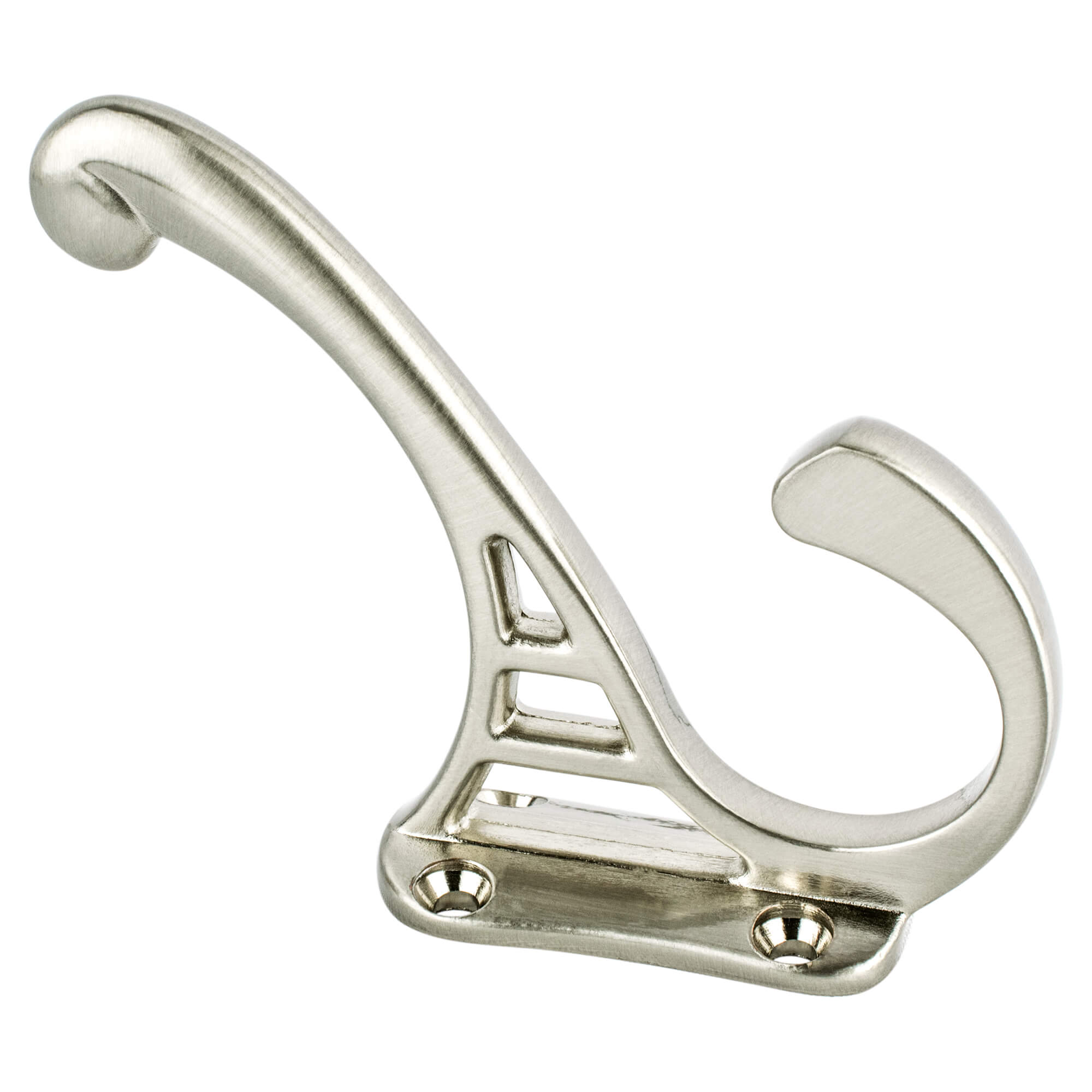 Berenson Prelude 4"(102mm) Hook, Brushed Nickel