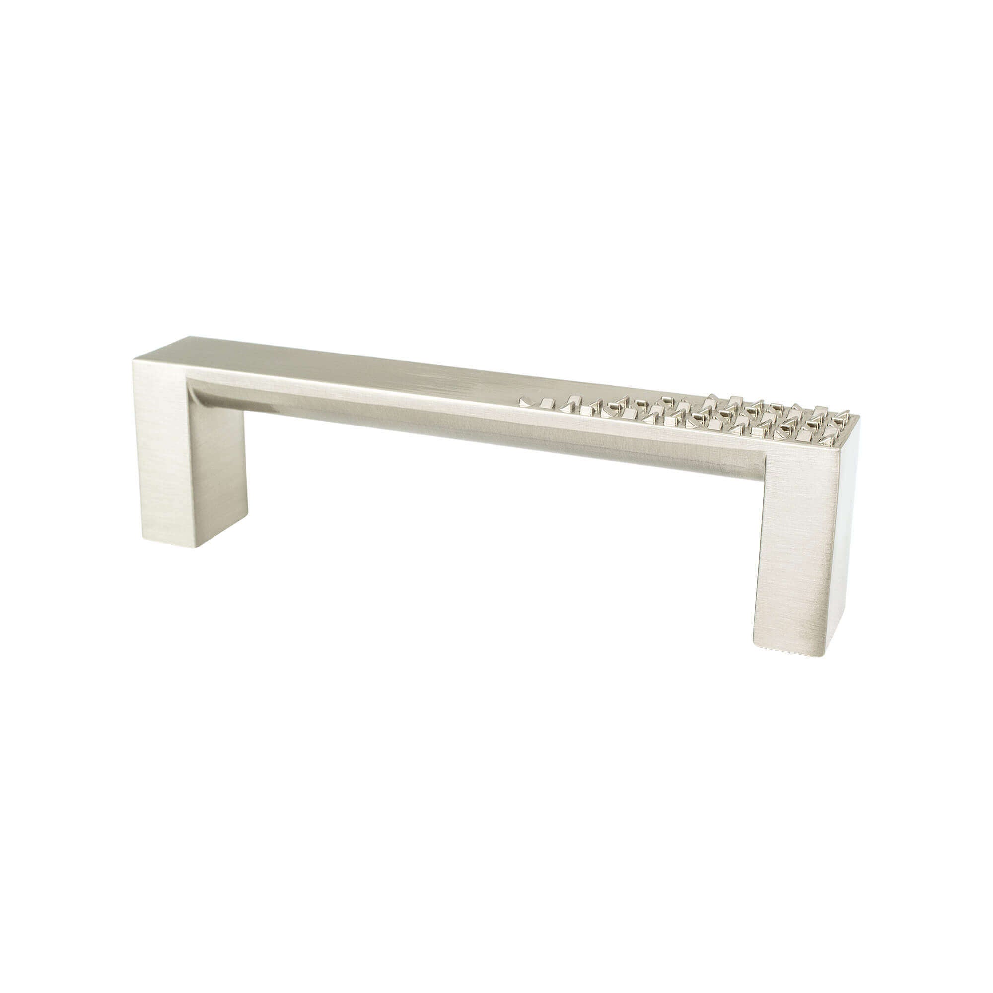 Berenson Roque 3-25/32"(96mm) Pull, Brushed Nickel