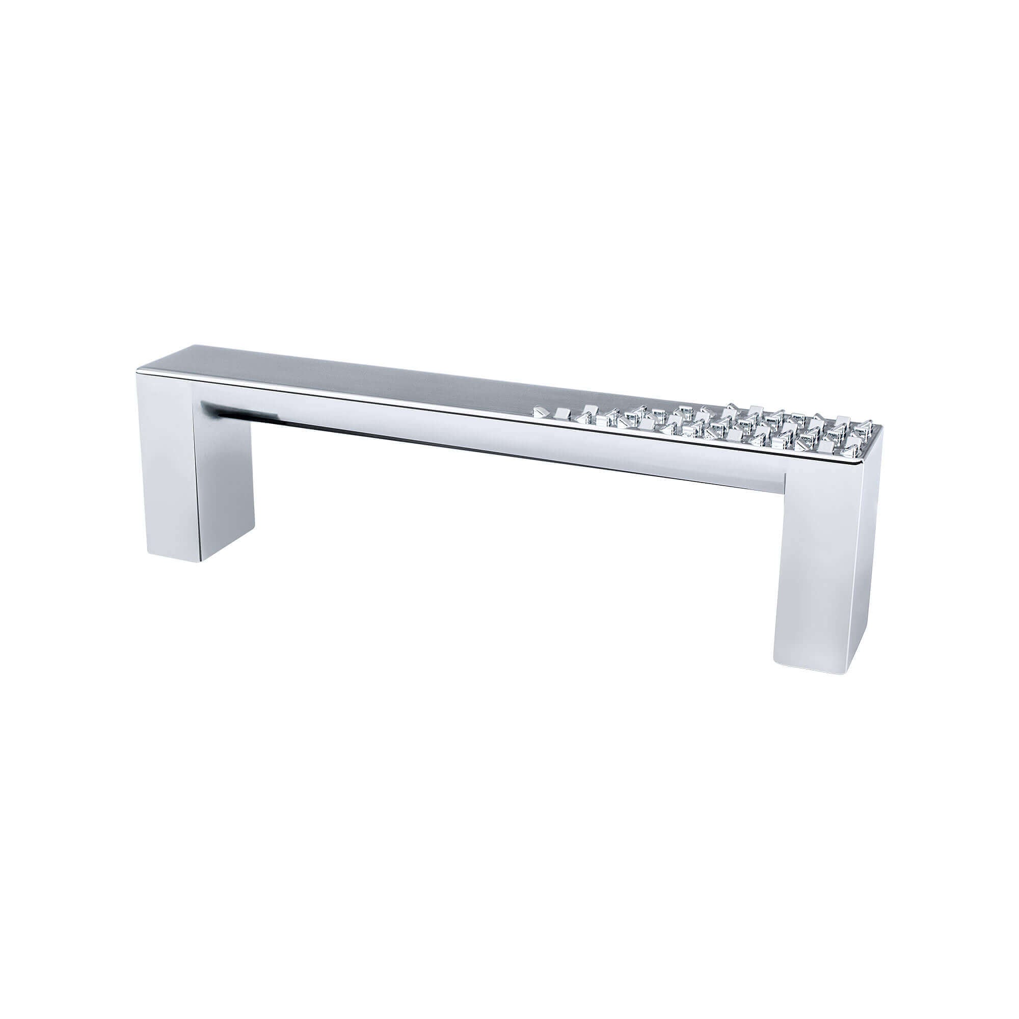 Berenson Roque 3-25/32"(96mm) Pull, Polished Chrome