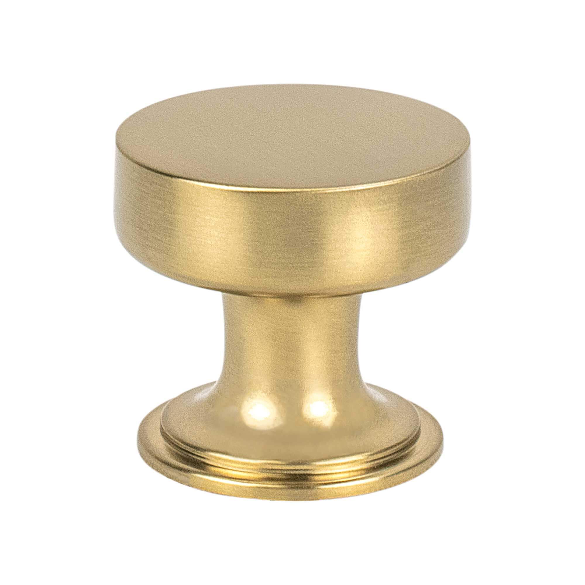 Berenson Folklore 1-3/16"(30mm) Knob, Modern Brushed Gold