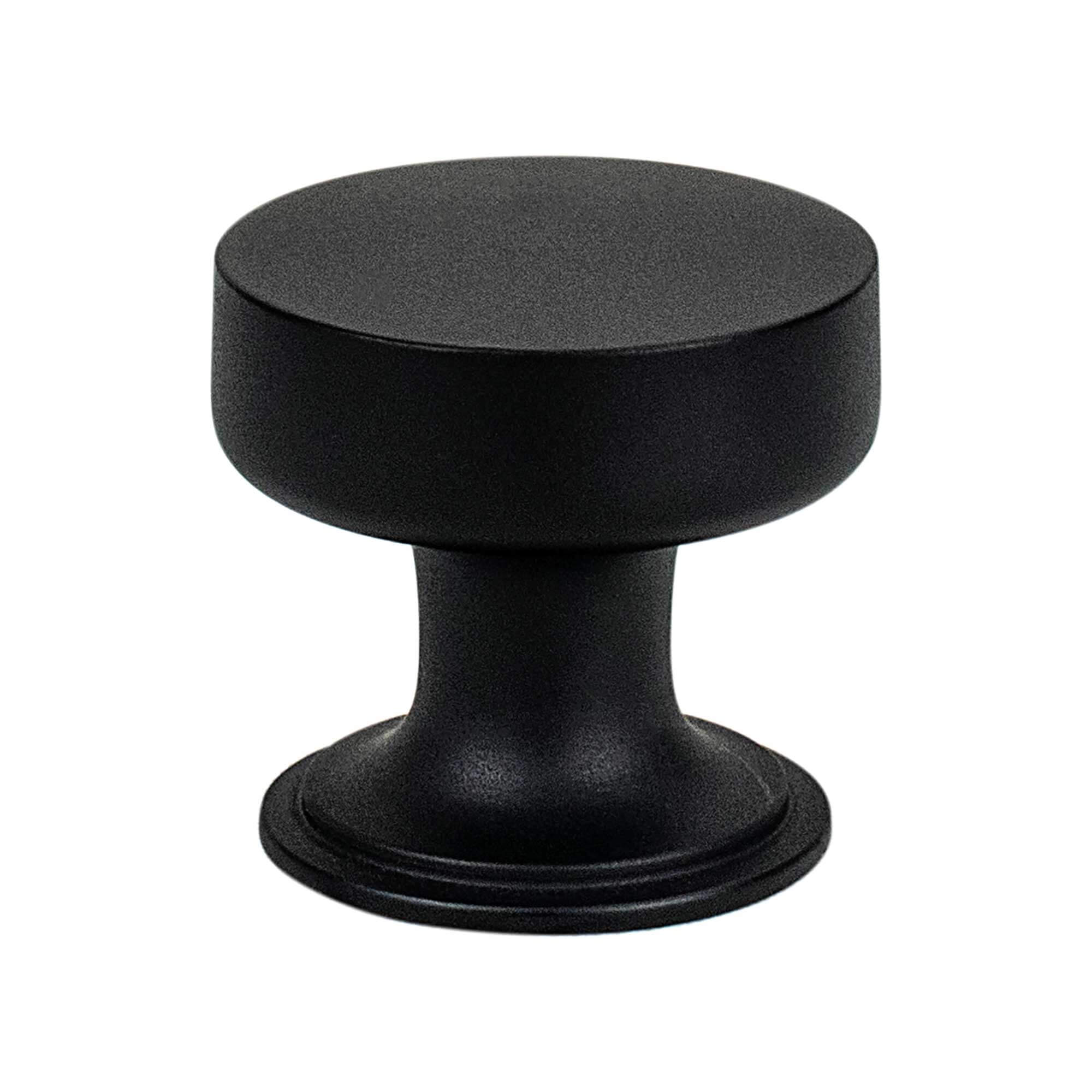 Berenson Folklore 1-3/16"(30mm) Knob, Matte Black