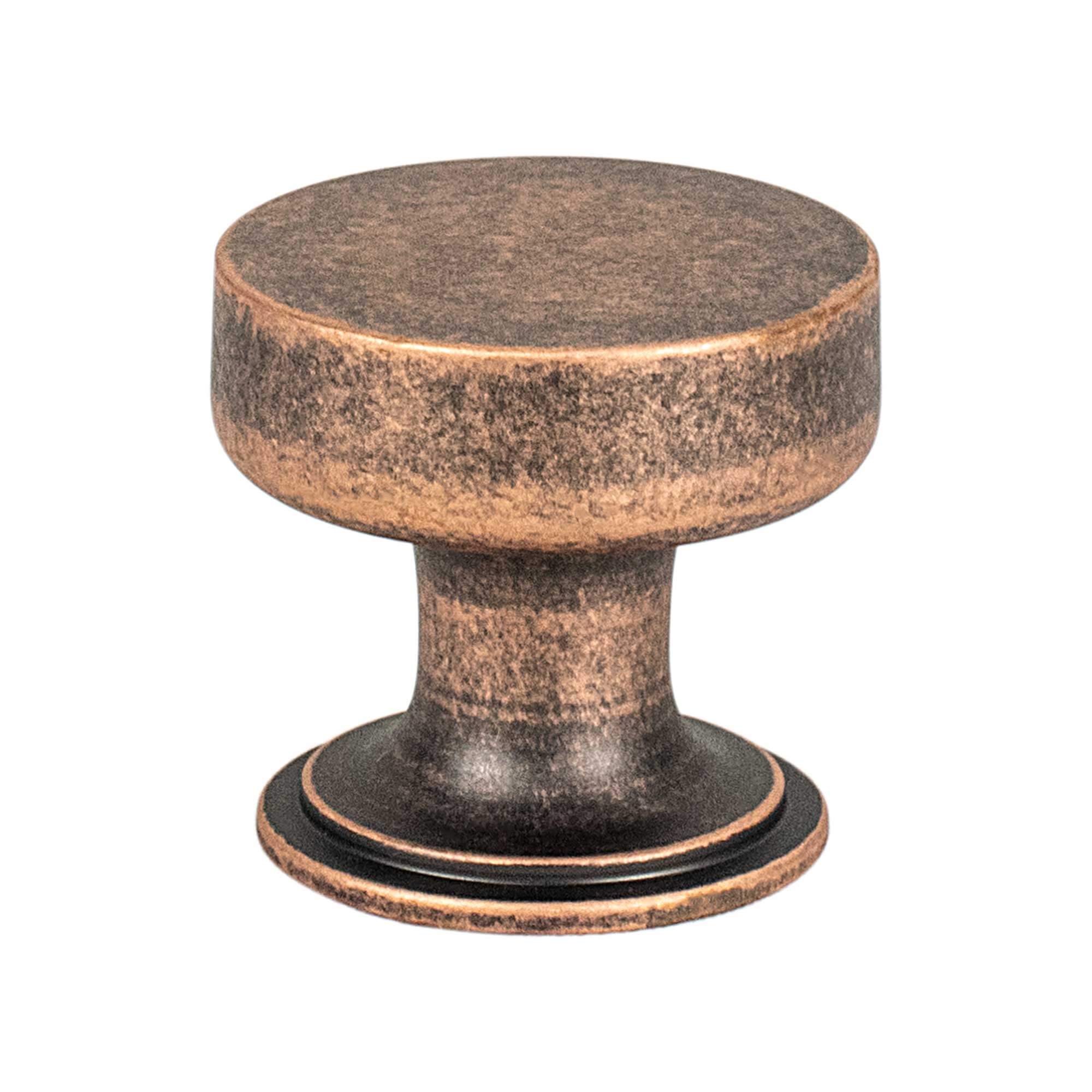 Berenson Folklore 1-3/16"(30mm) Knob, Weathered Copper