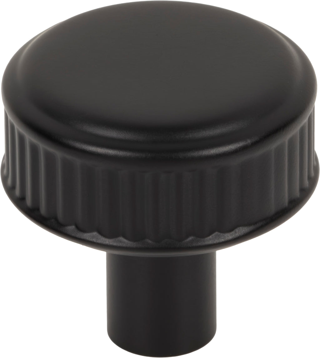Top Knobs Elland Series 1-1/4"L Knob, Flat Black