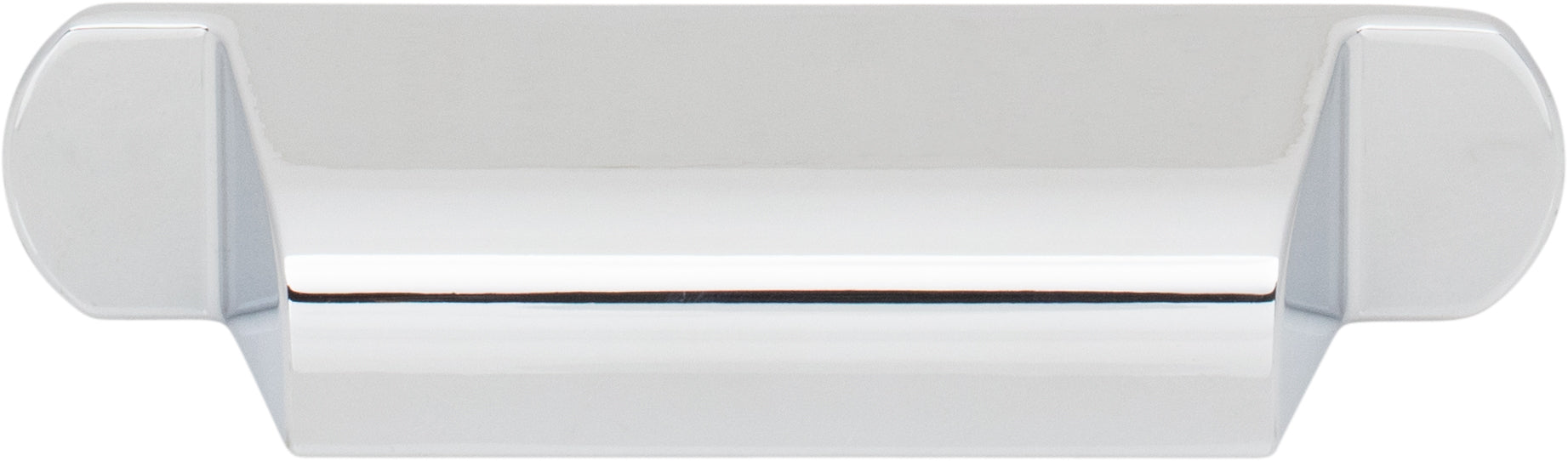 Top Knobs Cressing Series 2-3/4"(70mm) CC Cup Pull, Polished Chrome