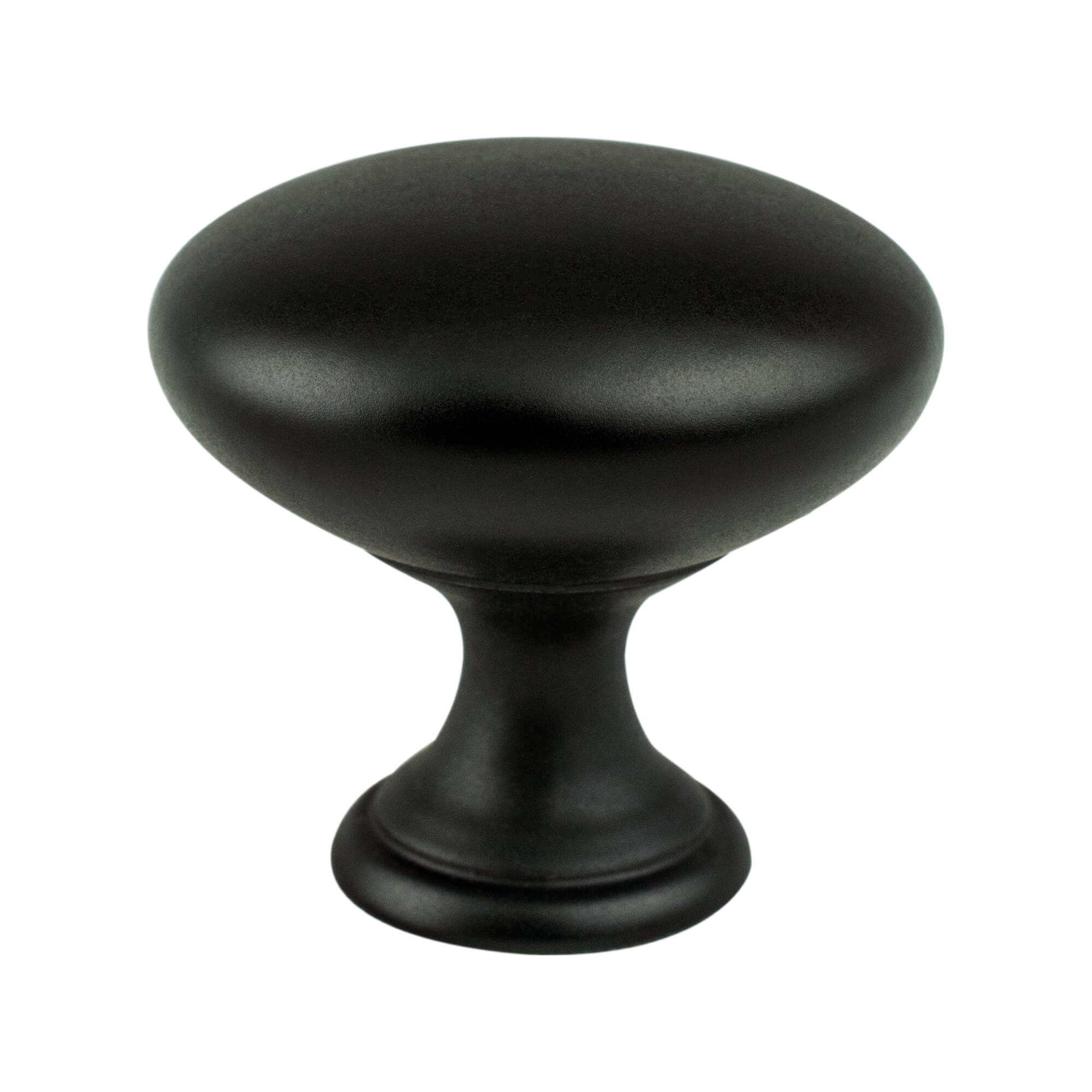 Berenson Traditional Advantage One 1-1/8"(29mm) Knob, Matte Black