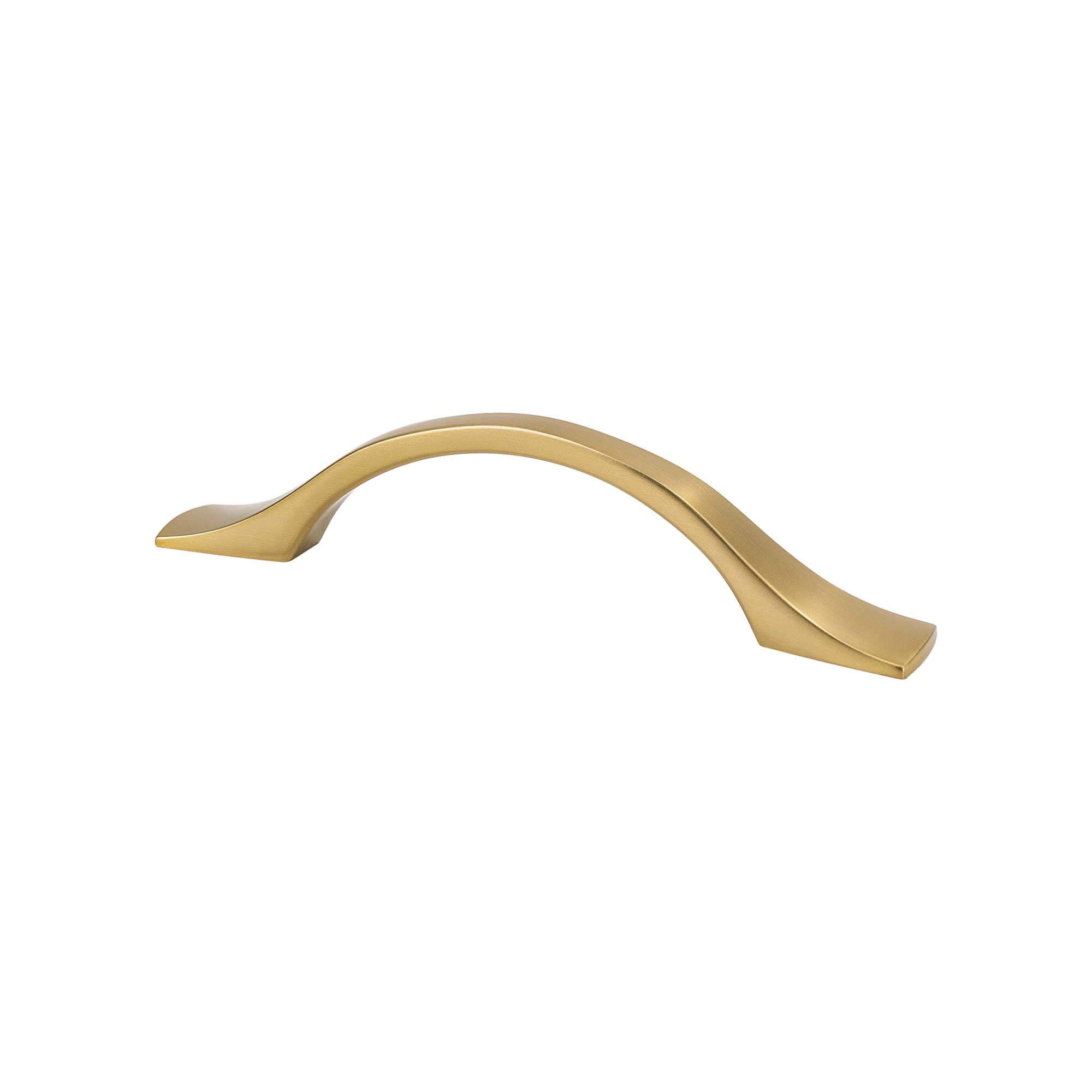 Berenson Echo 3-25/32"(96mm) Pull, Modern Brushed Gold