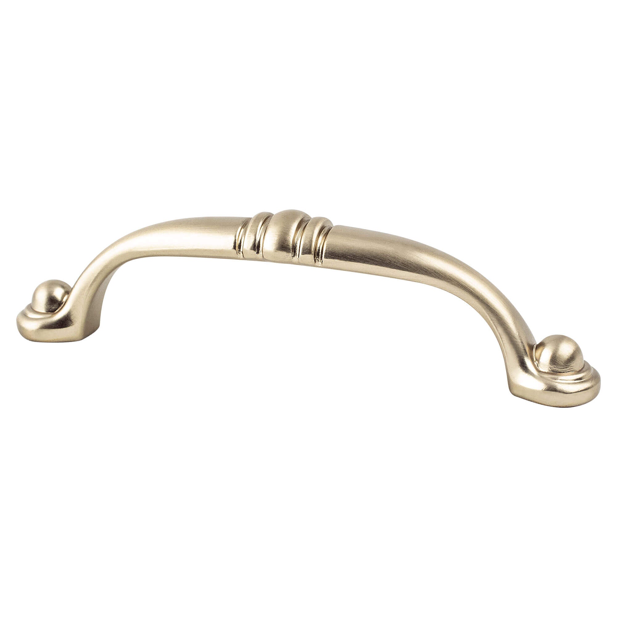 Berenson Traditional Advantage Three 3-25/32"(96mm) Pull, Champagne