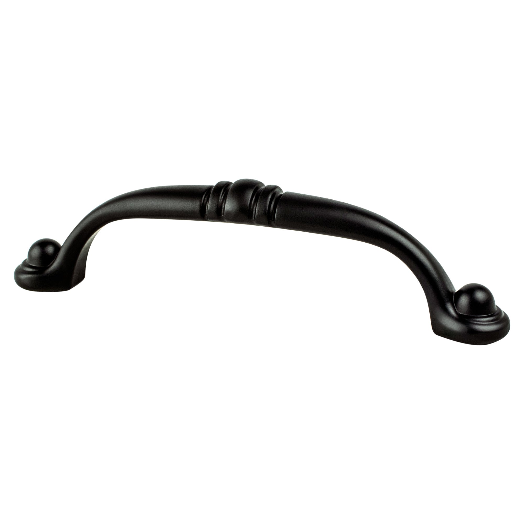 Berenson Traditional Advantage Three 3-25/32"(96mm) Pull, Matte Black