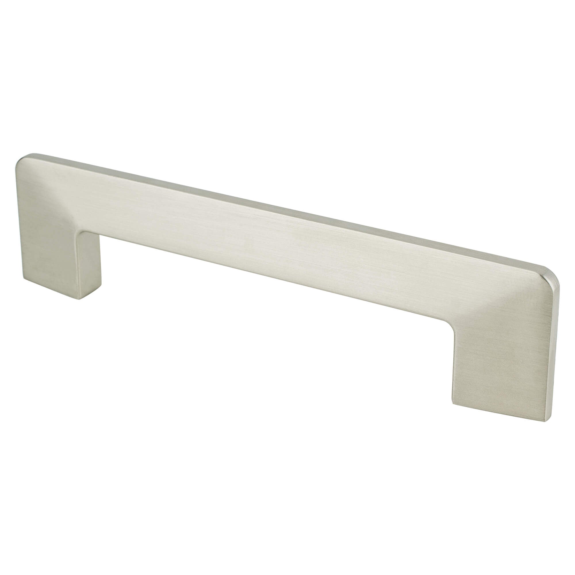Berenson Edge 3-25/32"(96mm) Pull, Brushed Nickel