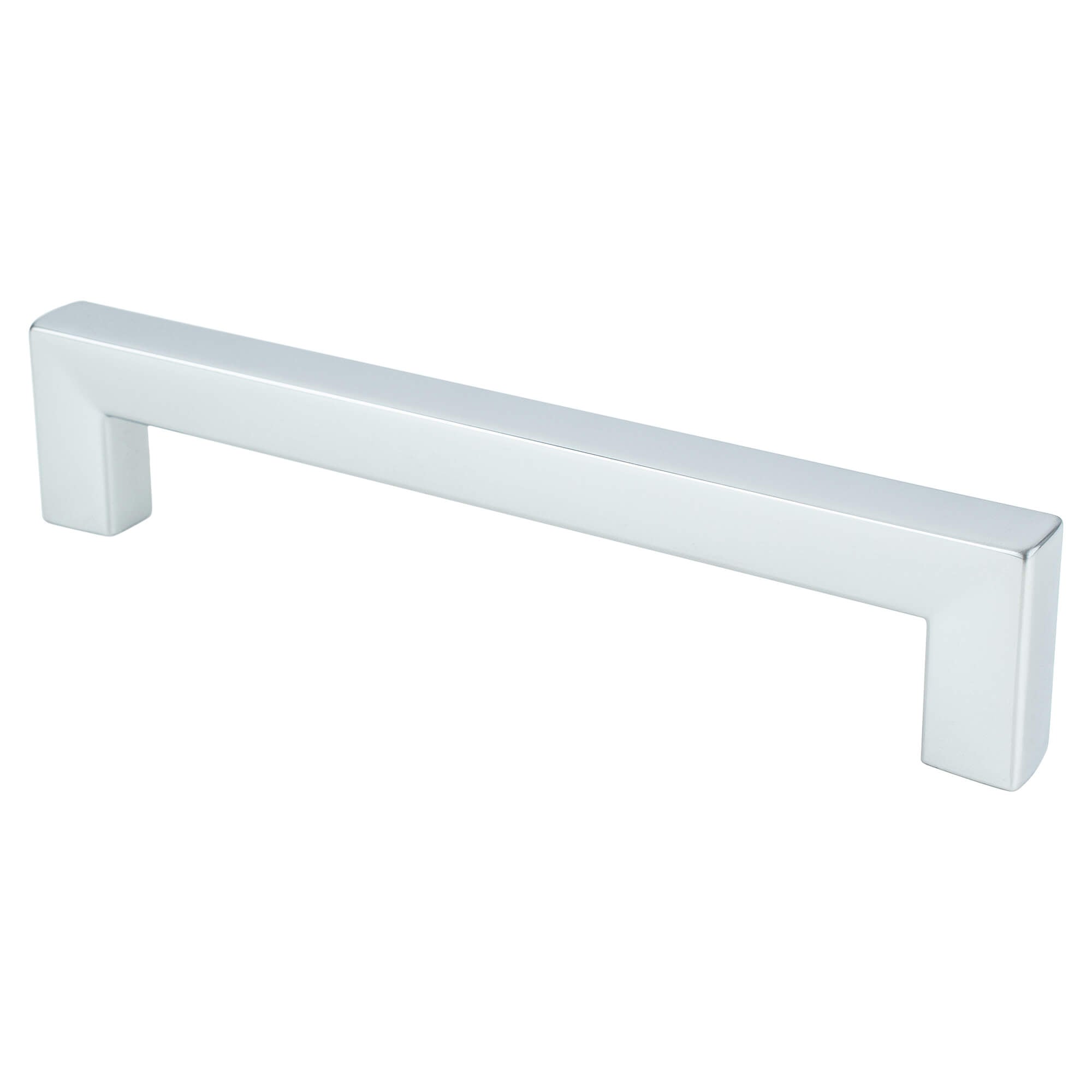 Berenson Square 5"(128mm) Pull, Polished Chrome