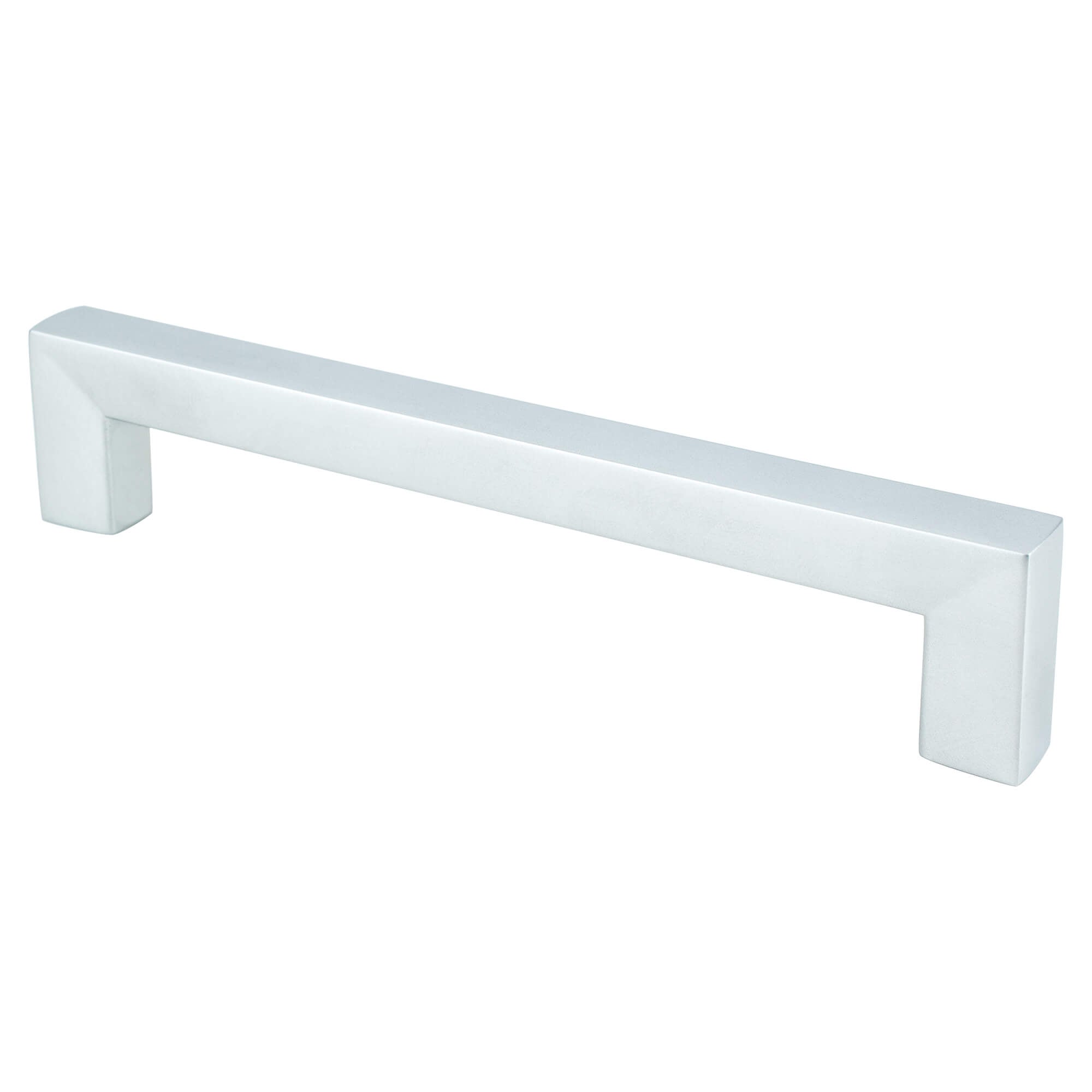 Berenson Square 5"(128mm) Pull, Dull Chrome