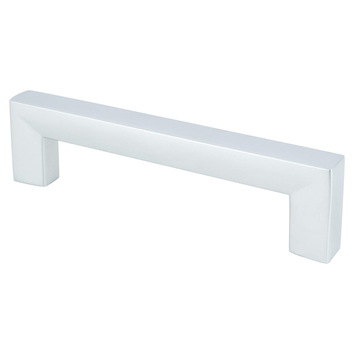 Berenson Square 3-25/32"(96mm) Pull, Dull Chrome