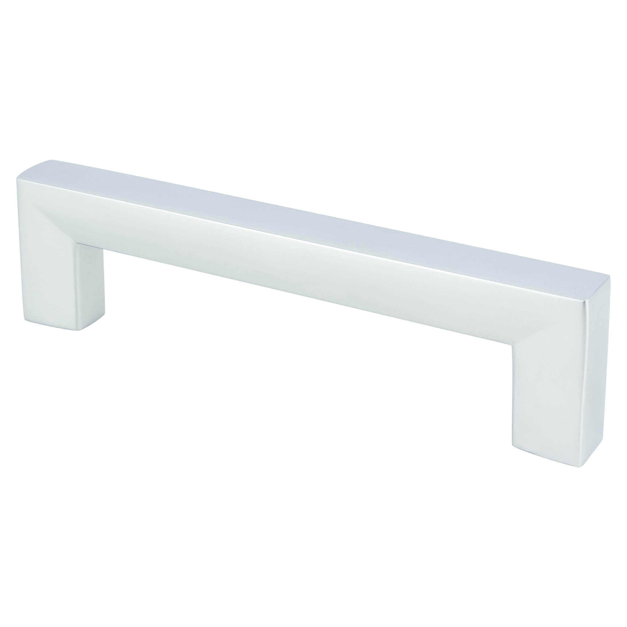 Berenson Square 3-25/32"(96mm) Pull, Dull Chrome