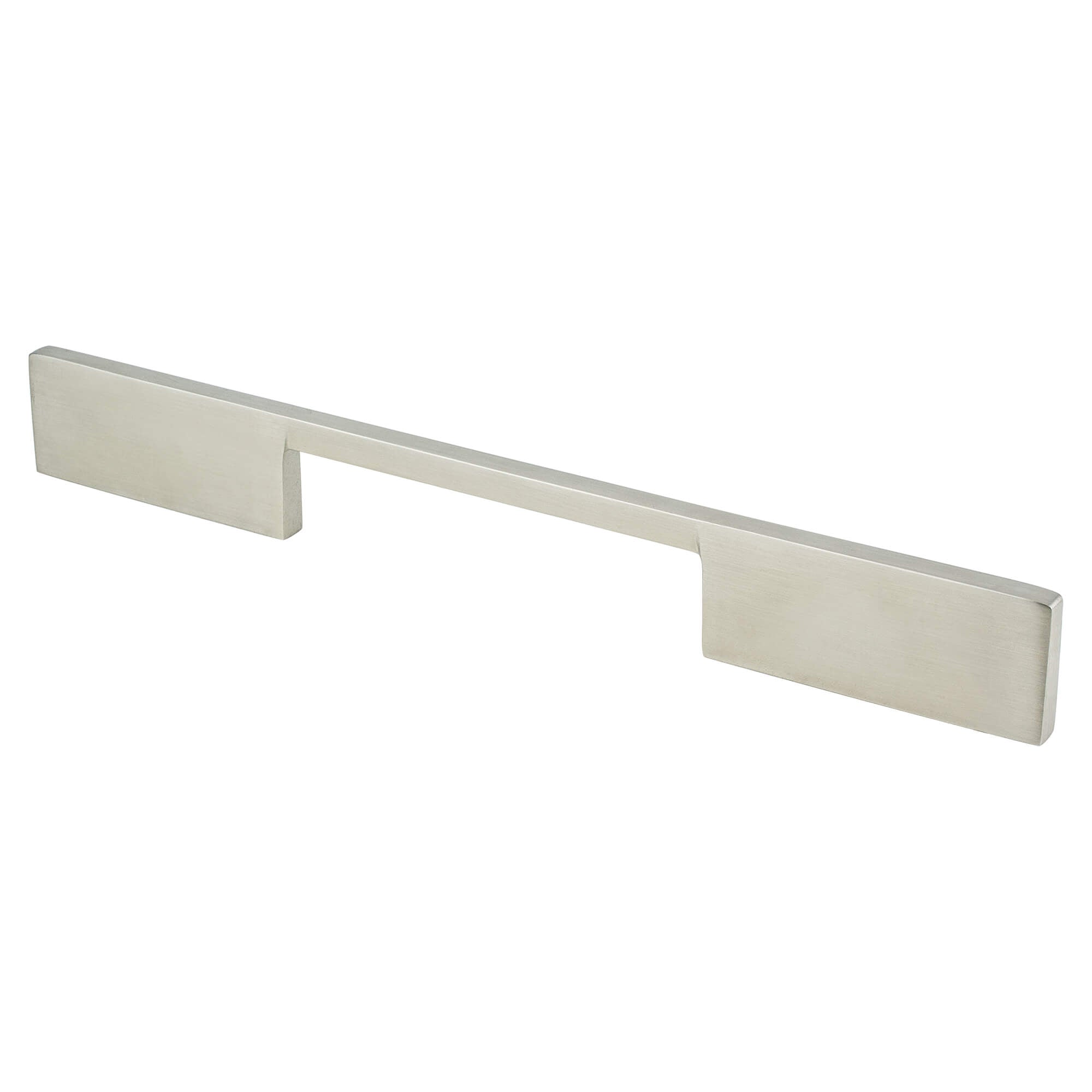 Berenson I-Spazio 7-9/16"(192mm) Pull, Brushed Nickel