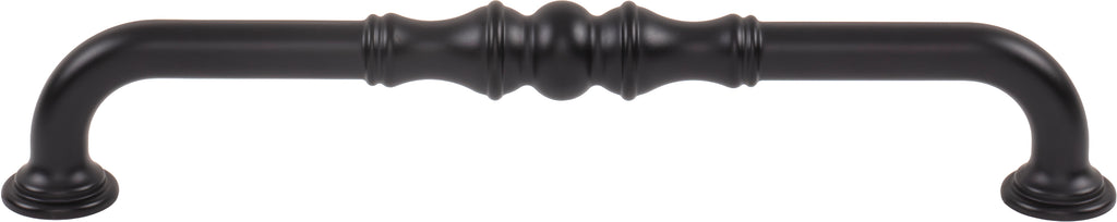 Top Knobs Bayridge Series 7-9/16"(192mm) CC Pull, Flat Black