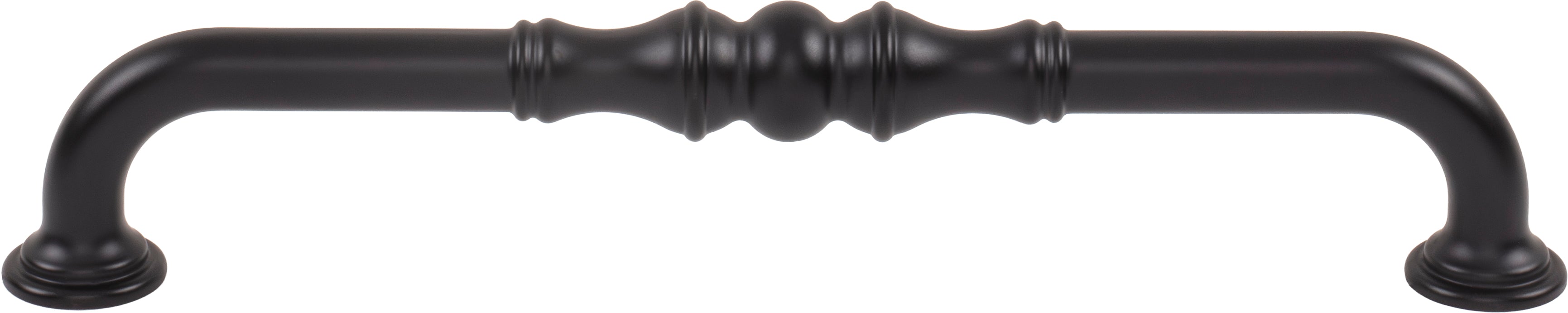 Top Knobs Bayridge Series 7-9/16"(192mm) CC Pull, Flat Black