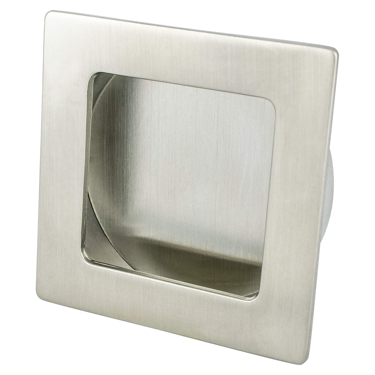 Berenson Stylus 2-17/32"(64x64mm) Recess Pull, Brushed Nickel