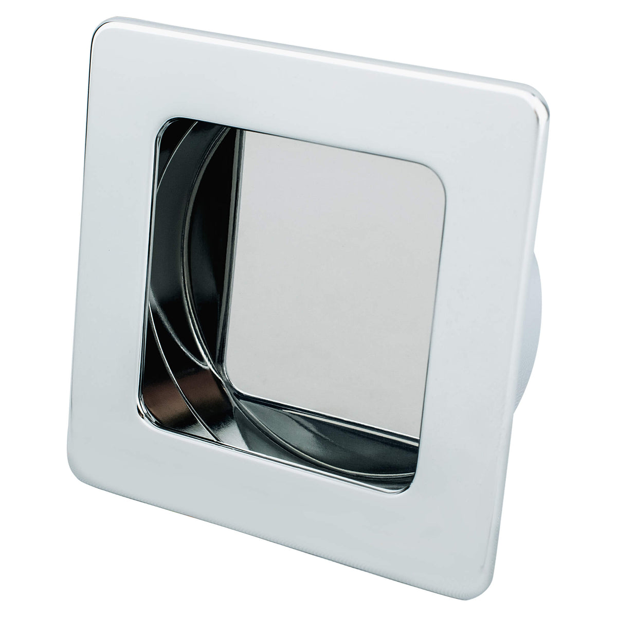 Berenson Stylus 2-17/32"(64x64mm) Recess Pull, Polished Chrome
