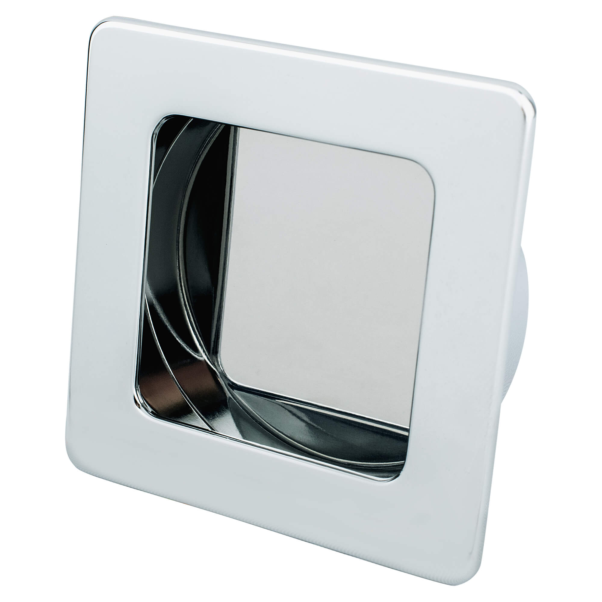 Berenson Stylus 2-17/32"(64x64mm) Recess Pull, Polished Chrome