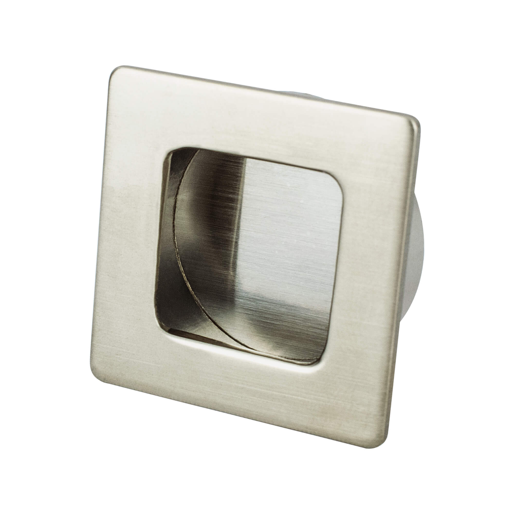 Berenson Stylus 1-9/16"(39x39mm) Recess Pull, Brushed Nickel