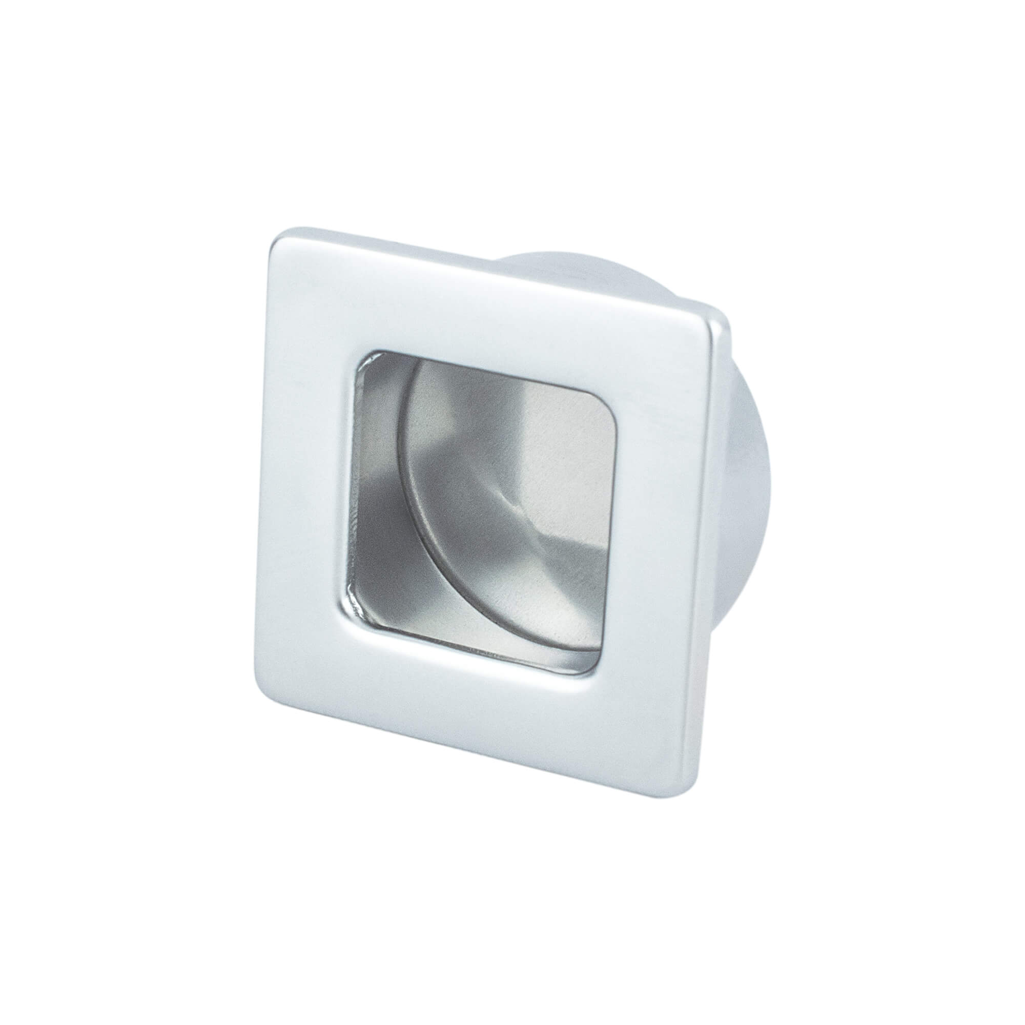 Berenson Stylus 1-1/8"(29x29mm) Recess Pull, Dull Chrome