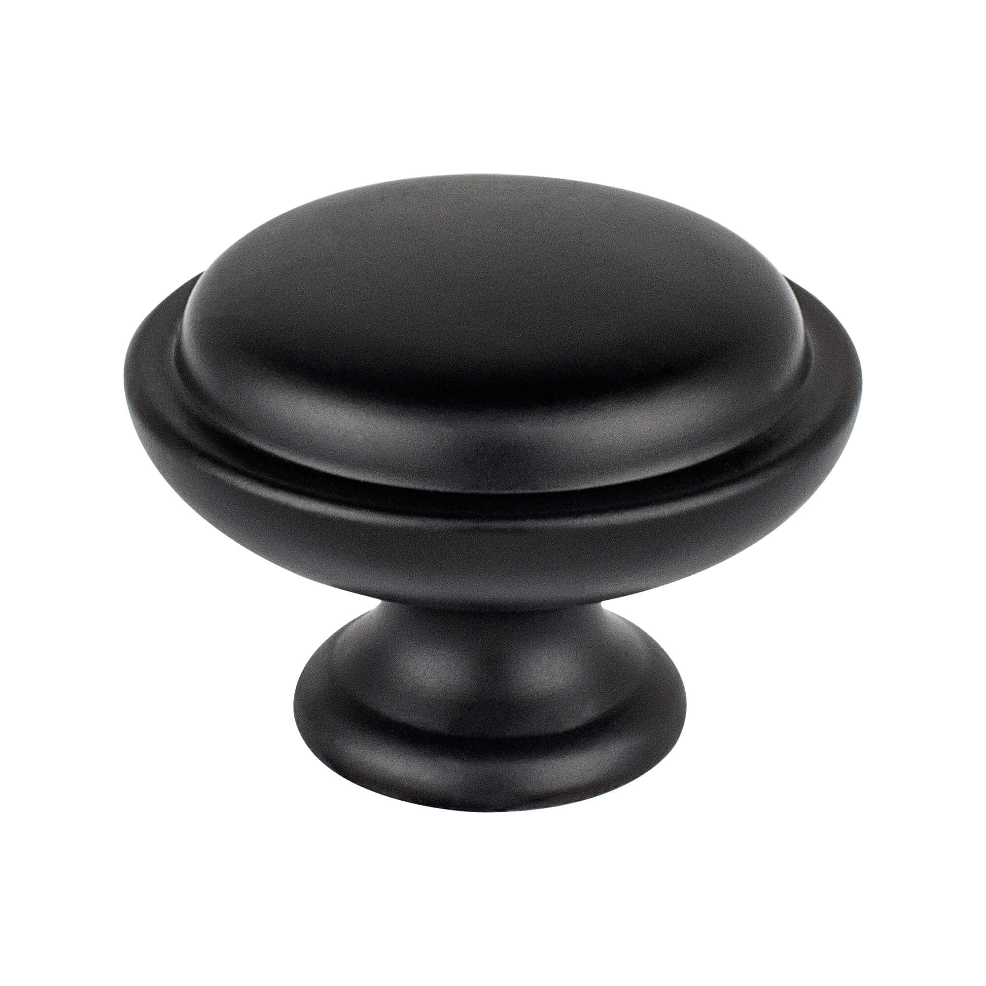Berenson Traditional Advantage One 1-1/8"(29mm) Knob, Matte Black