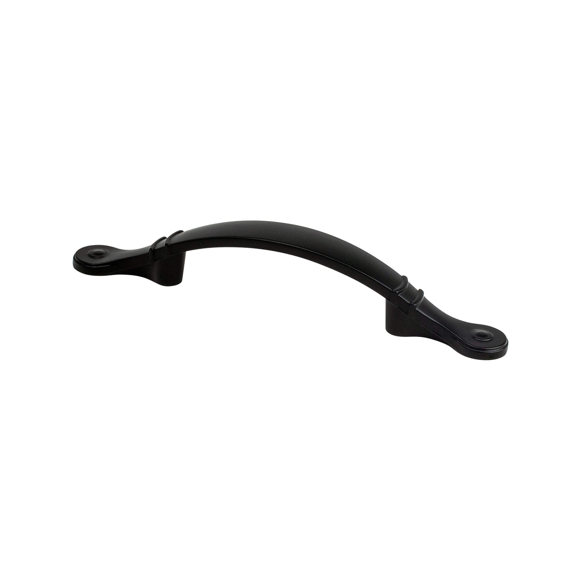 Berenson Traditional Advantage Four 3"(76mm) Pull, Matte Black