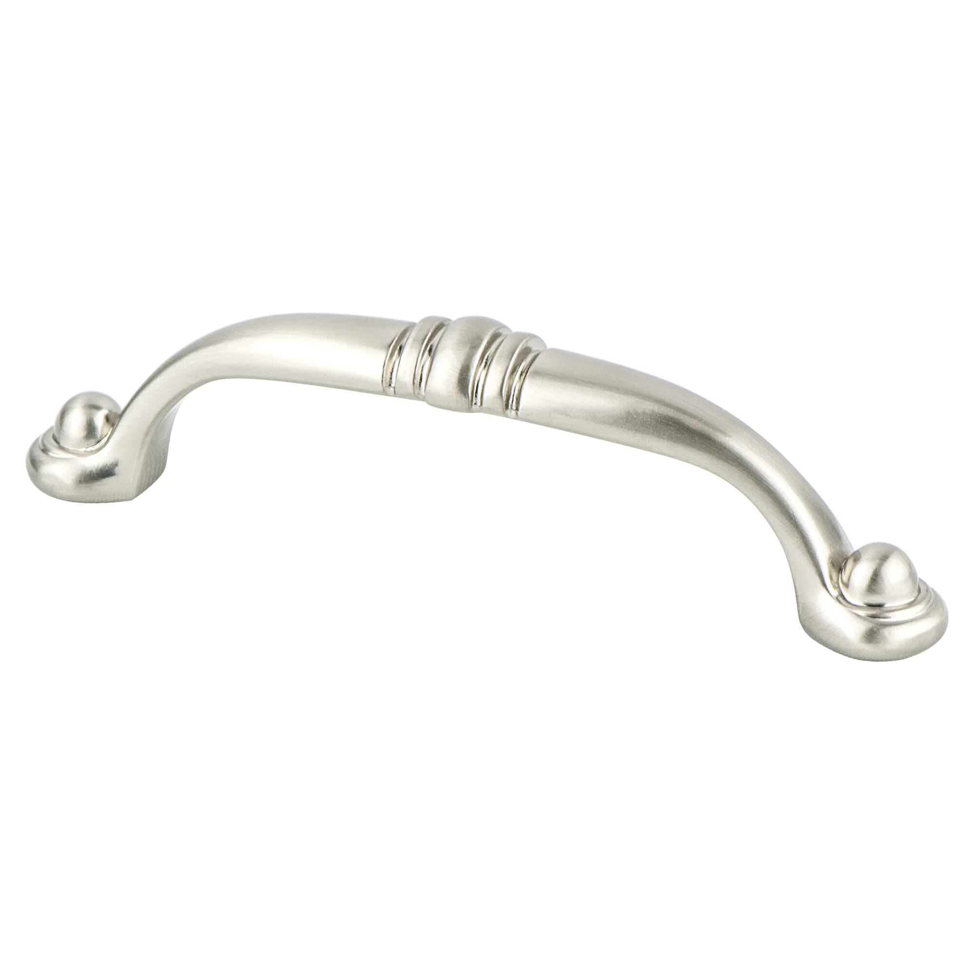 Berenson Traditional Advantage Three 3-25/32"(96mm) Pull, Brushed Nickel