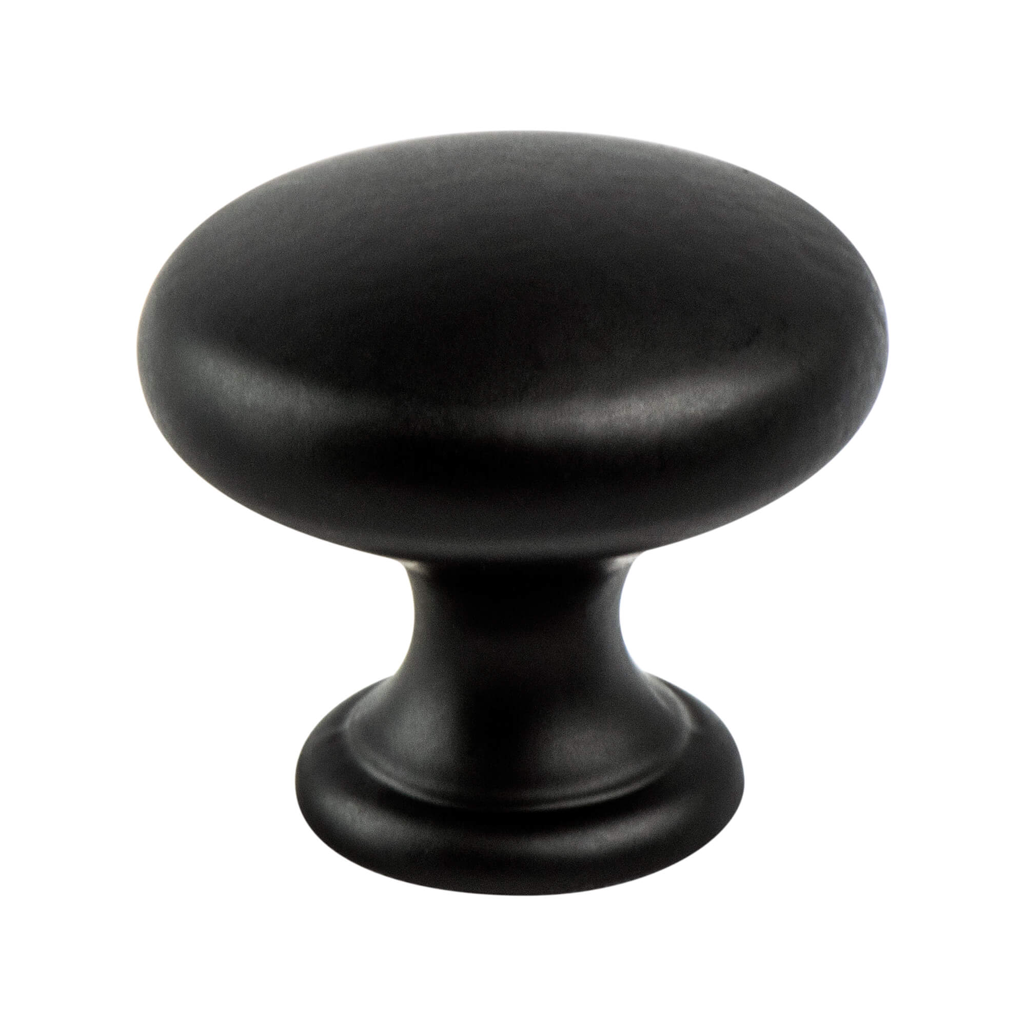 Berenson Contemporary Advantage Four 1-1/4"(32mm) Knob, Matte Black