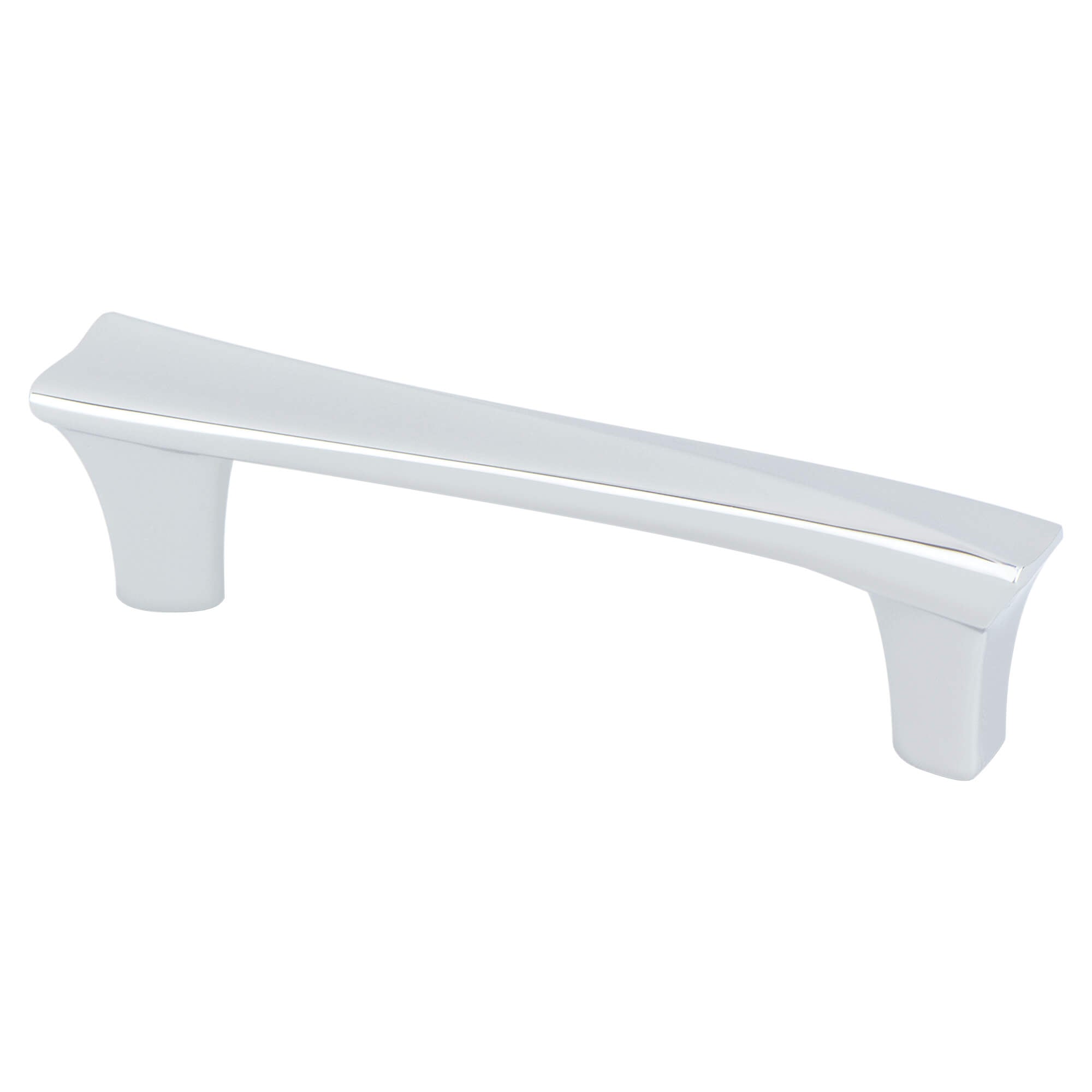 Berenson Fluidic 3-25/32"(96mm) Pull, Polished Chrome