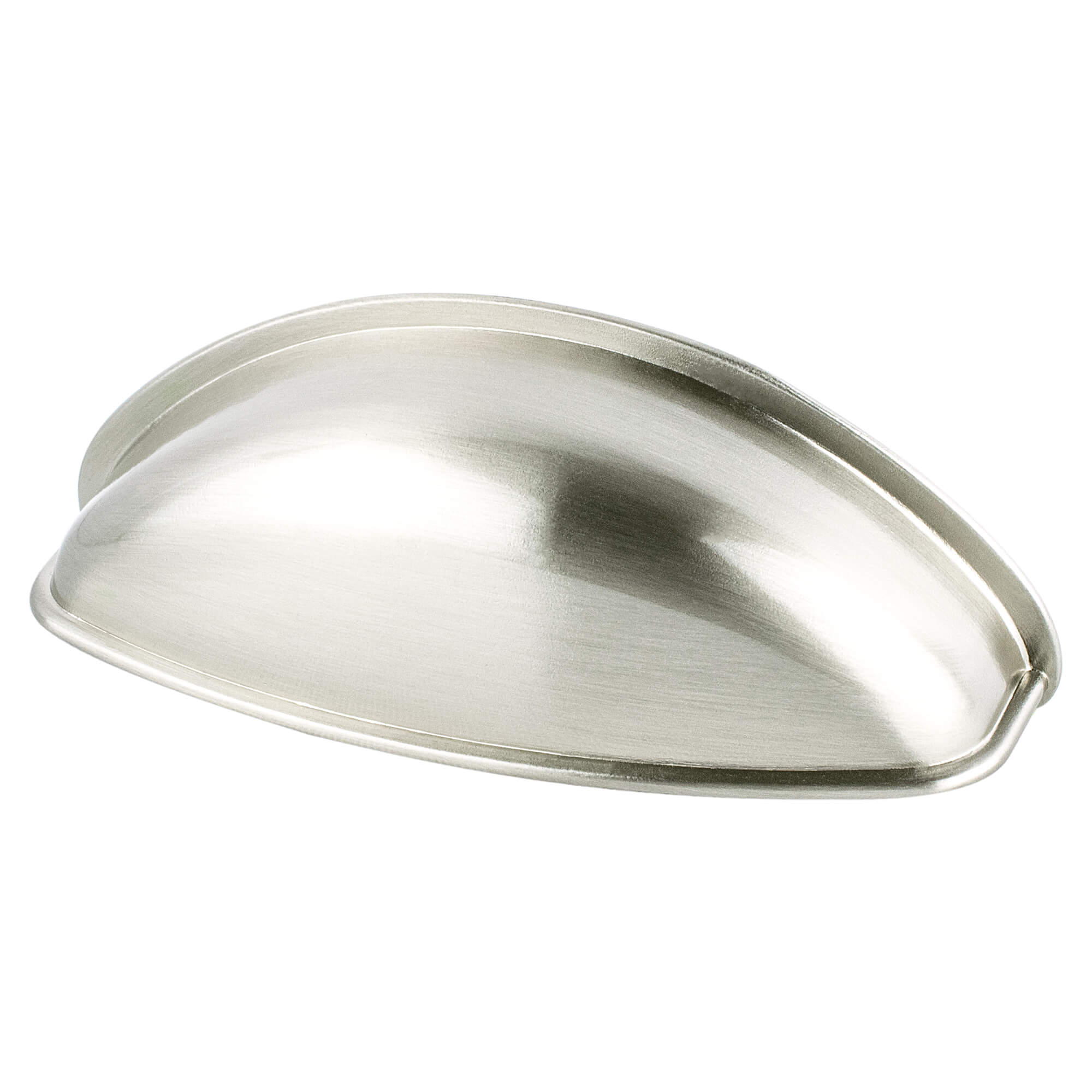 Berenson Euro Moderno 2-17/32"(64mm) Cup Pull, Brushed Nickel