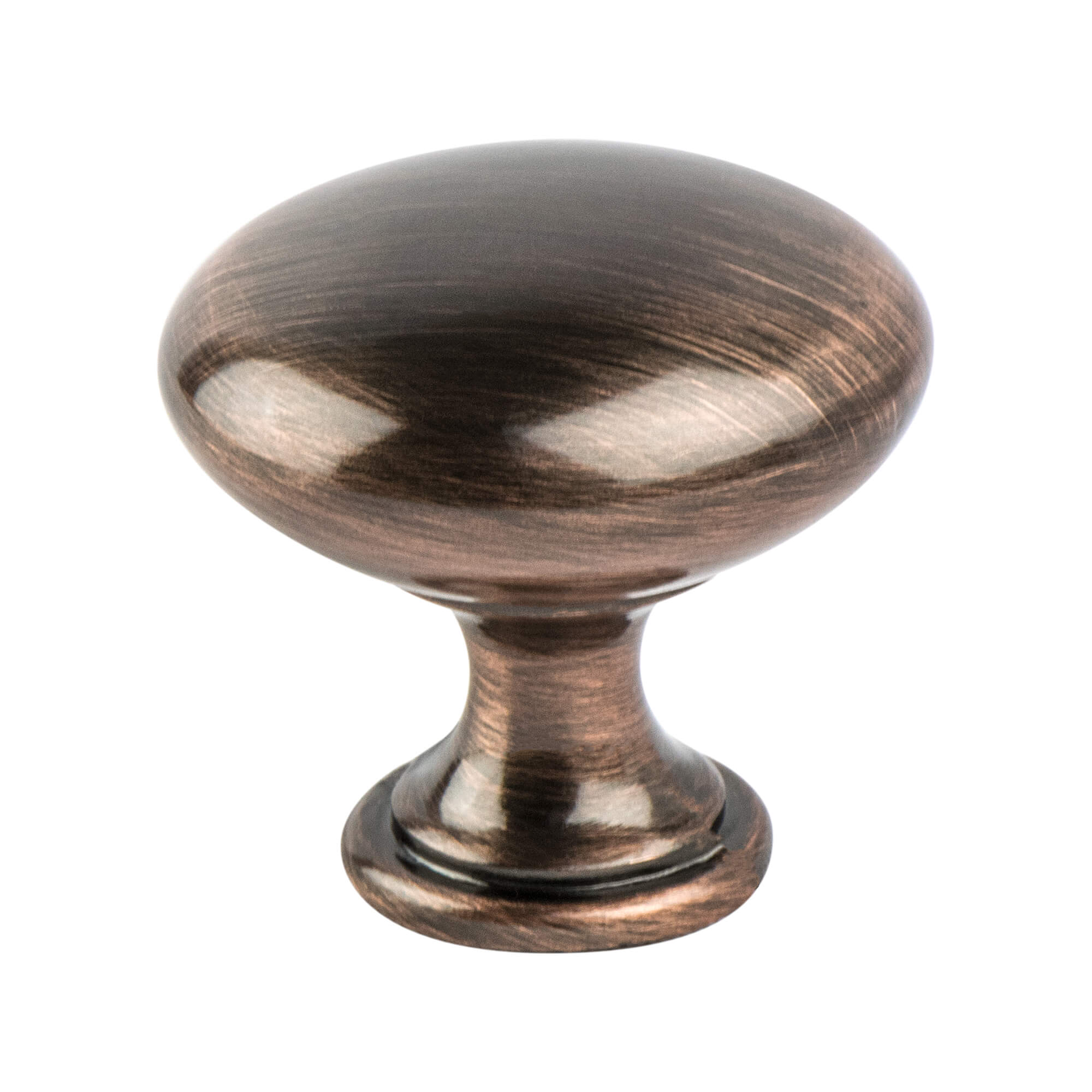 Berenson Euro Moderno 1-1/8"(29mm) Knob, Brushed Antique Copper
