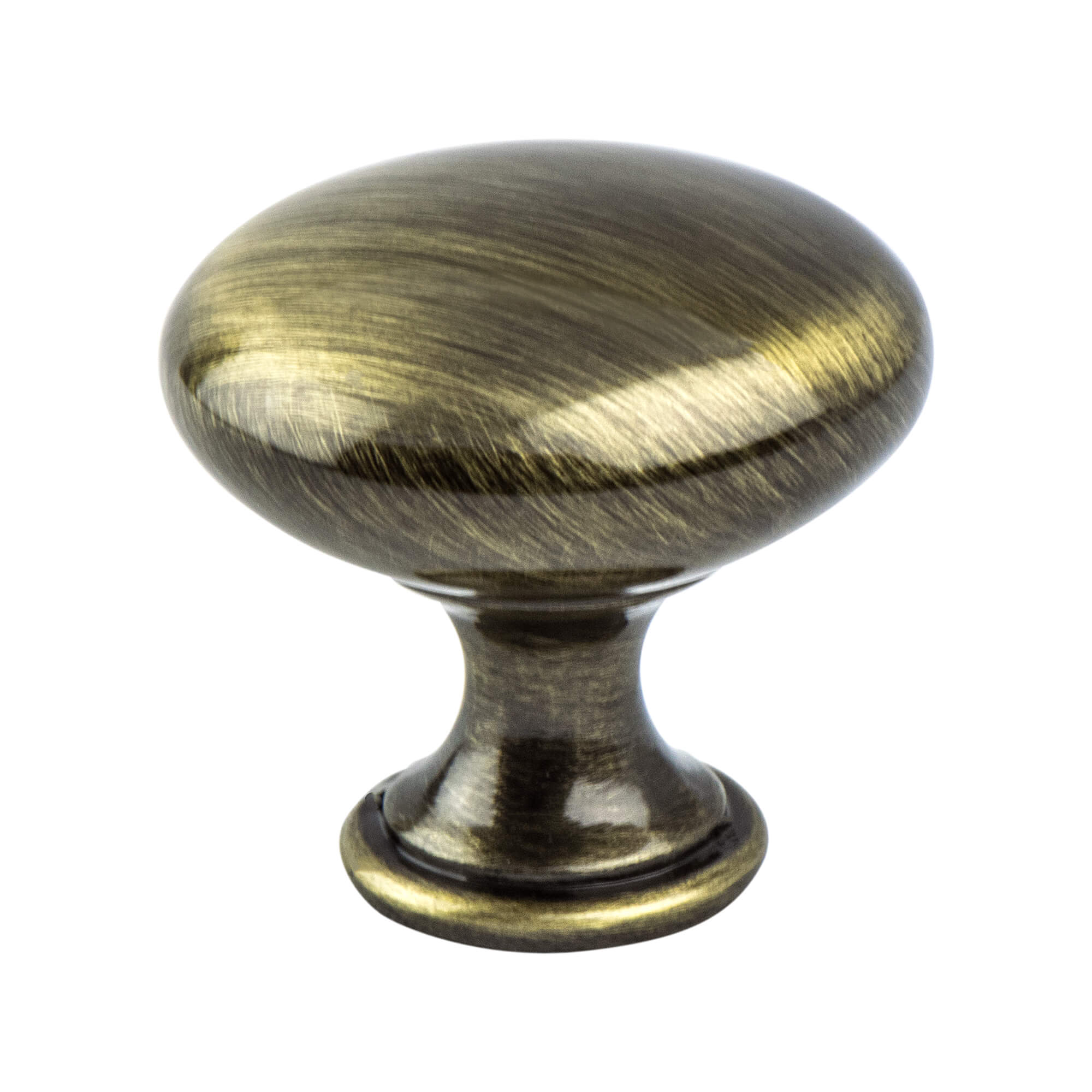 Berenson Euro Moderno 1-1/8"(29mm) Knob, Brushed Antique Brass