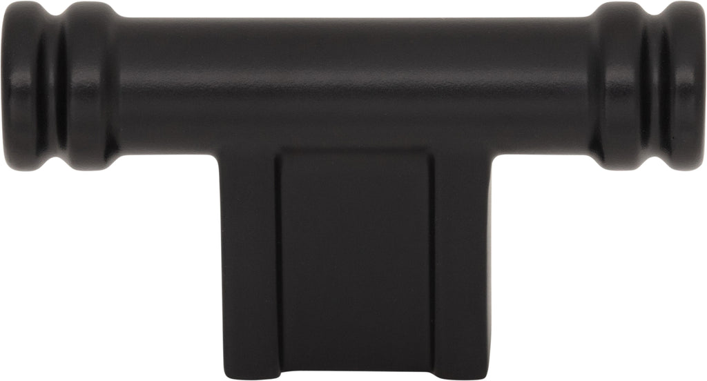 Top Knobs Newburn Series 2-1/4"L T-Knob, Flat Black