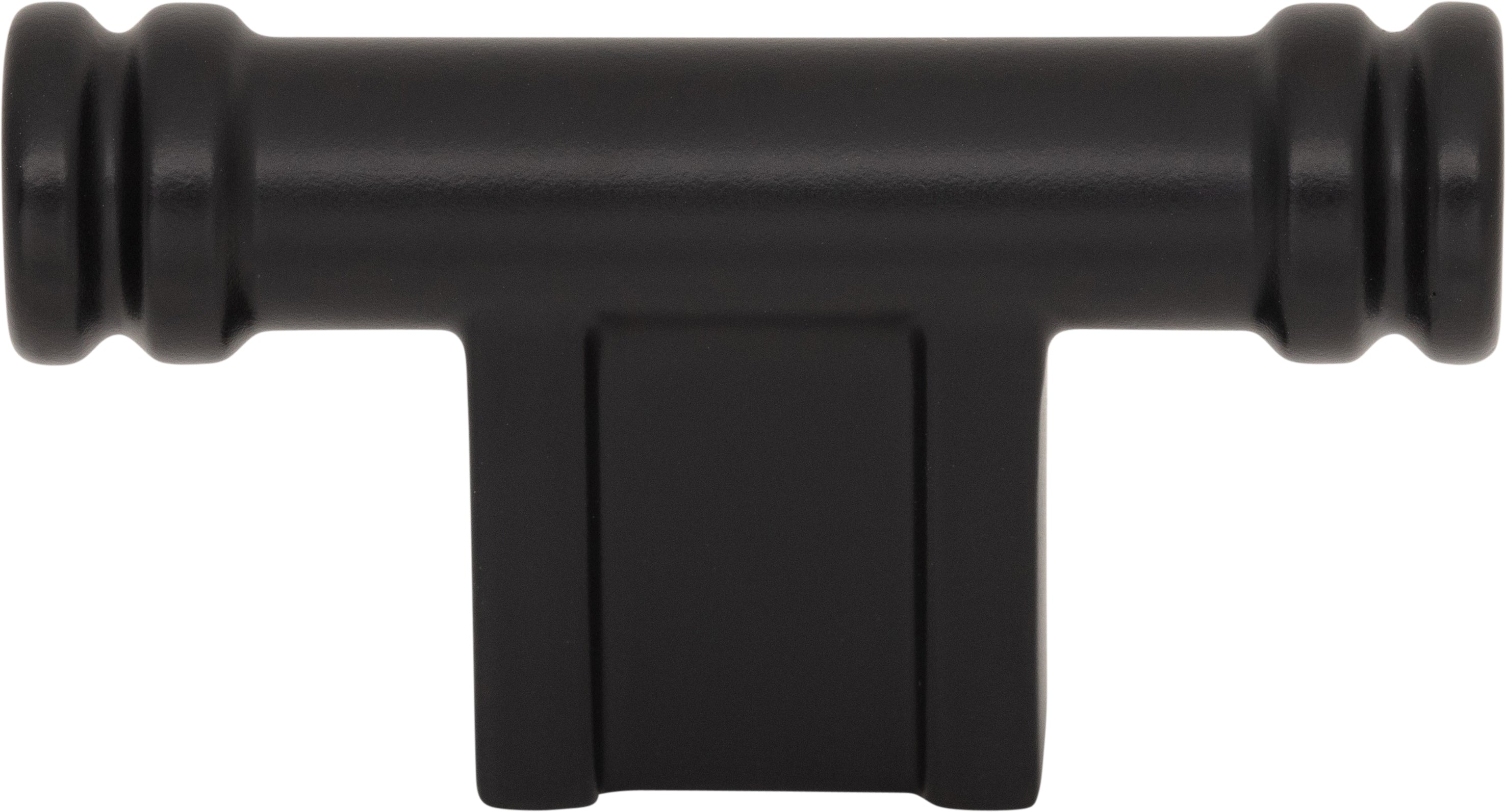 Top Knobs Newburn Series 2-1/4"L T-Knob, Flat Black